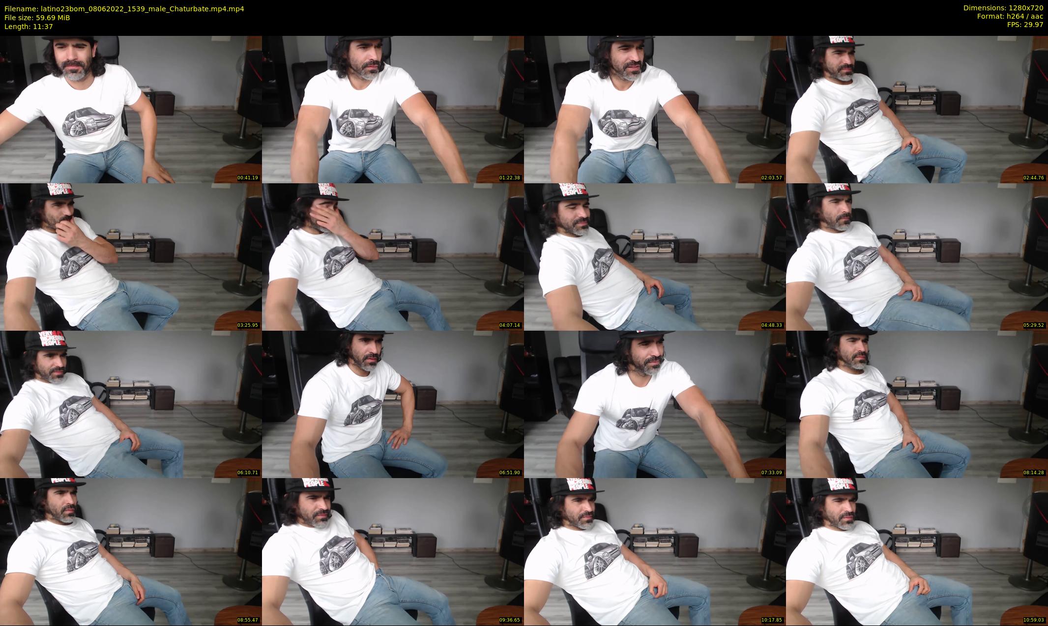 latino23bom — 12 minute Chaturbate male cam show recording, 720p, Jun 8, 2022
