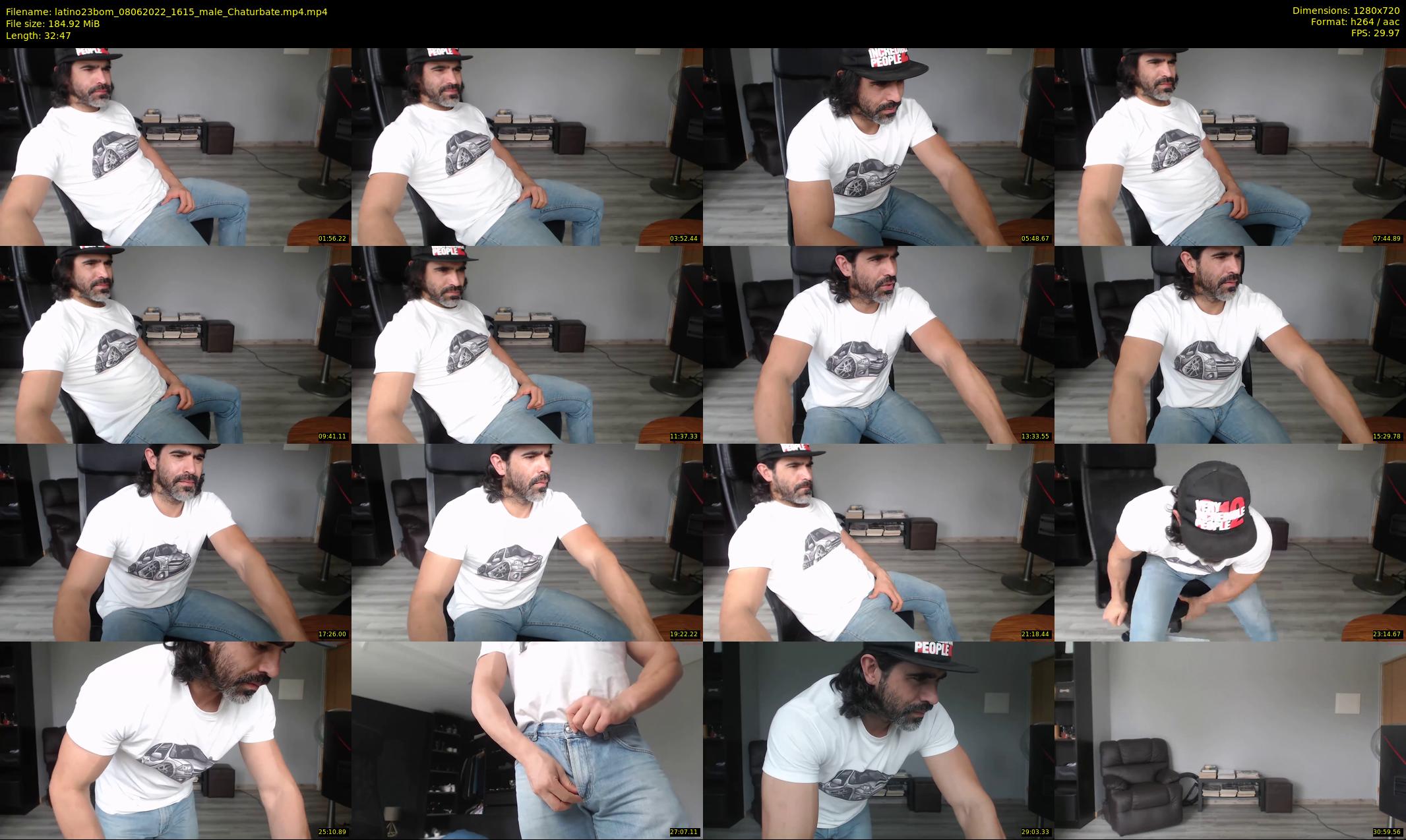 latino23bom — 33 minute Chaturbate male cam show recording, 720p, Jun 8, 2022