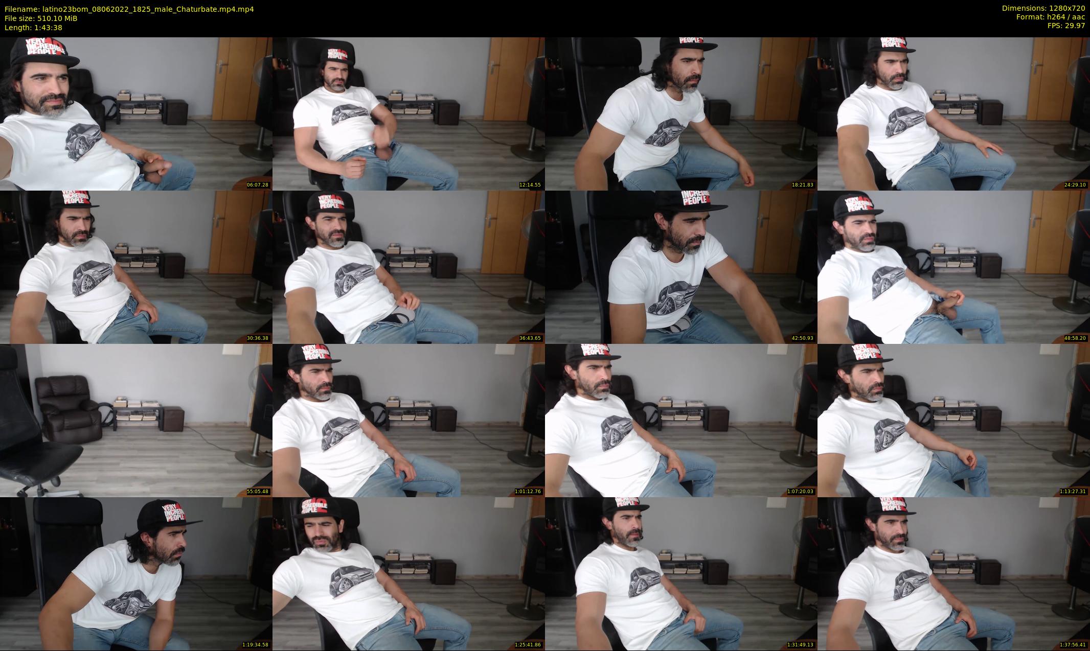 latino23bom — 104 minute Chaturbate male cam show recording, 720p, Jun 8, 2022
