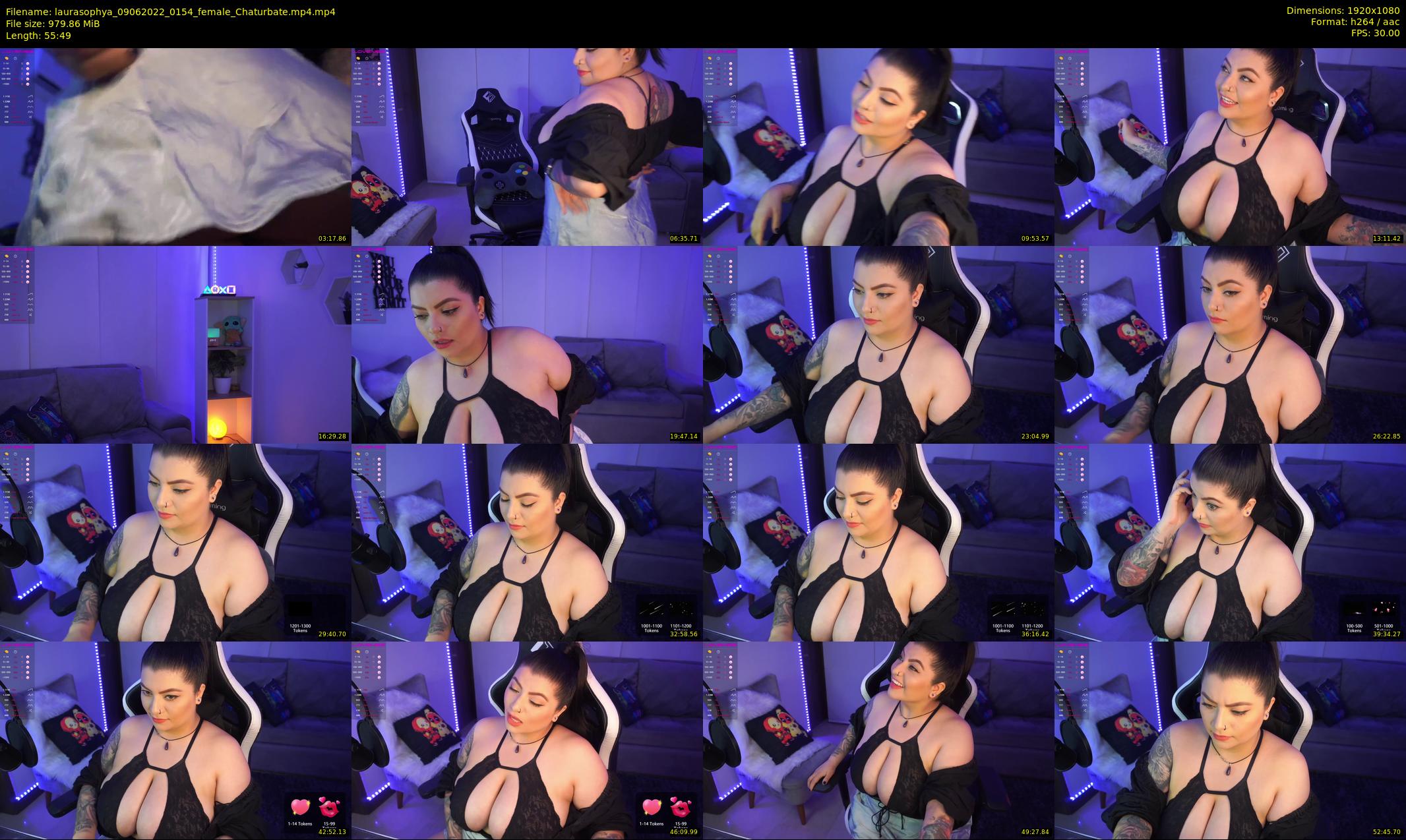 laurasophya — 56 minute Chaturbate female cam show recording, 1080p, Jun 9, 2022