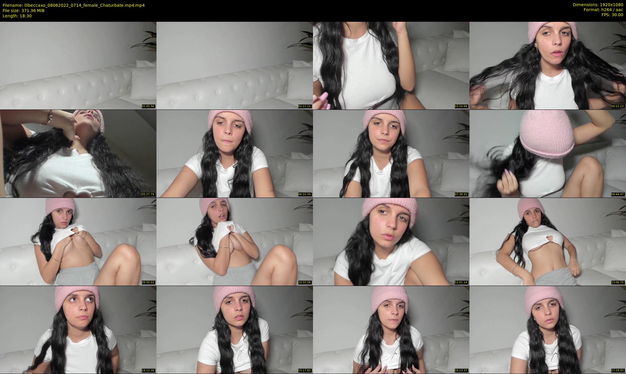 lilbeccaxo — 19 minute Chaturbate female cam show recording, 1080p, Jun 8, 2022