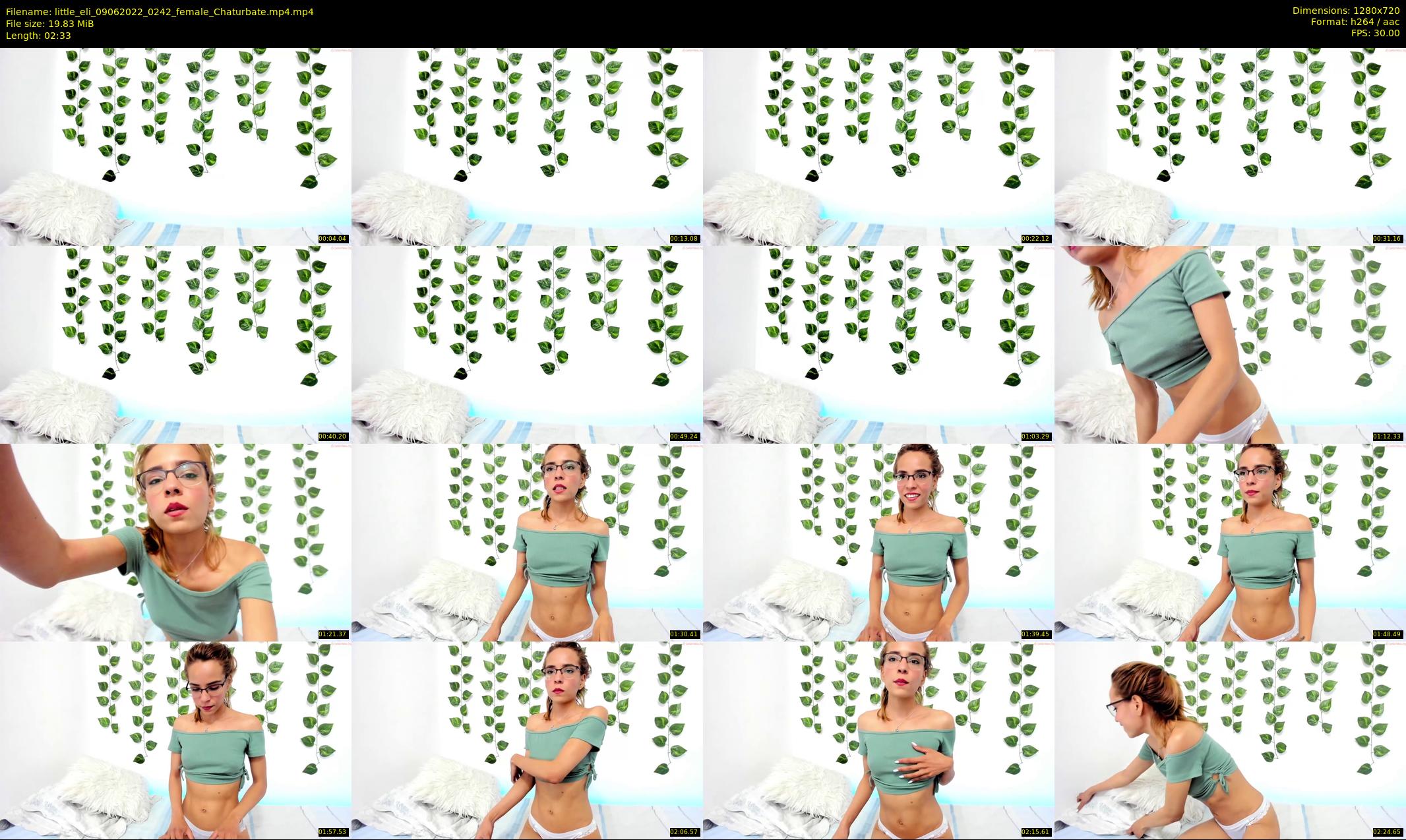 little_eli — 3 minute Chaturbate female cam show recording, 720p, Jun 9, 2022