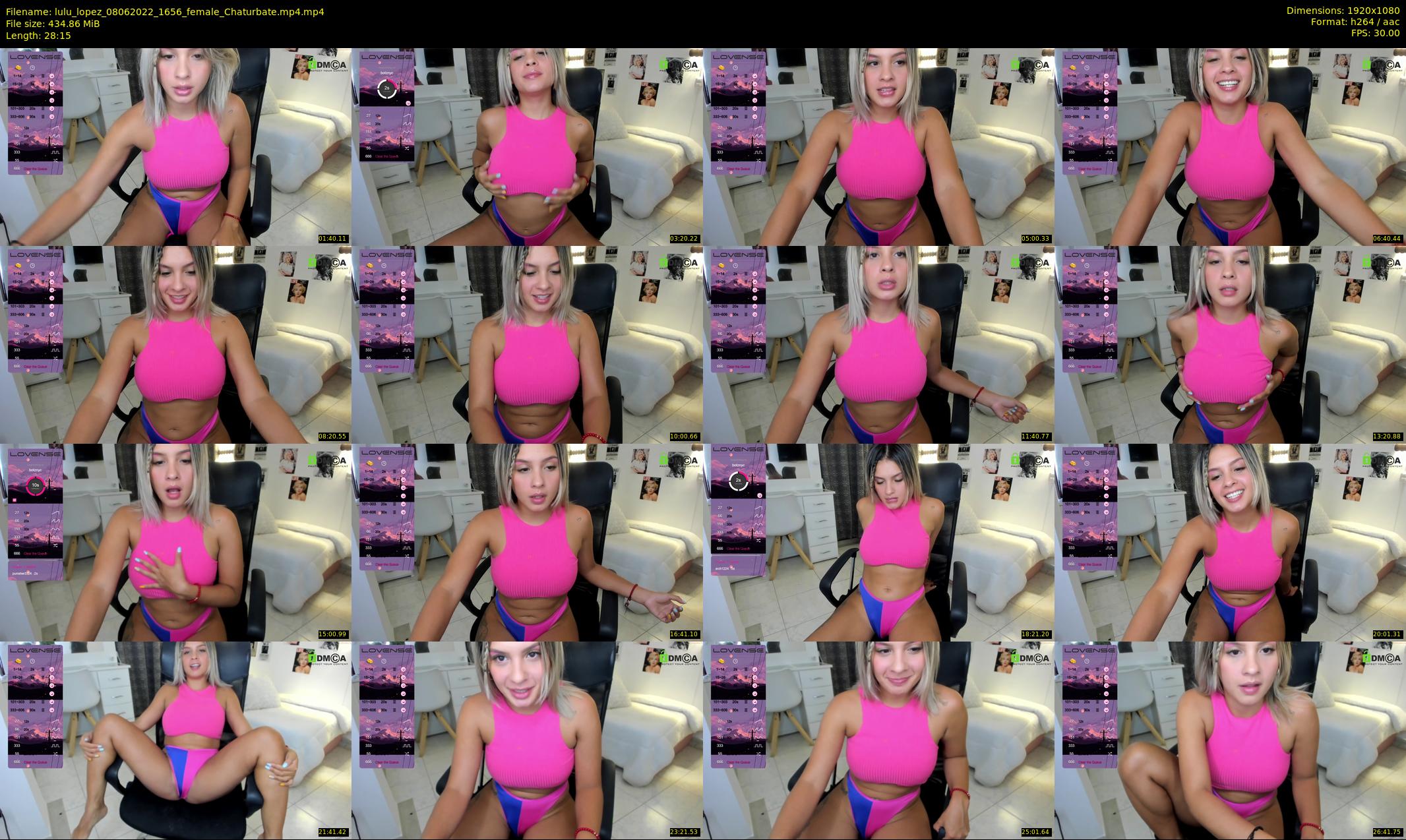 lulu_lopez — 29 minute Chaturbate female cam show recording, 1080p, Jun 8, 2022