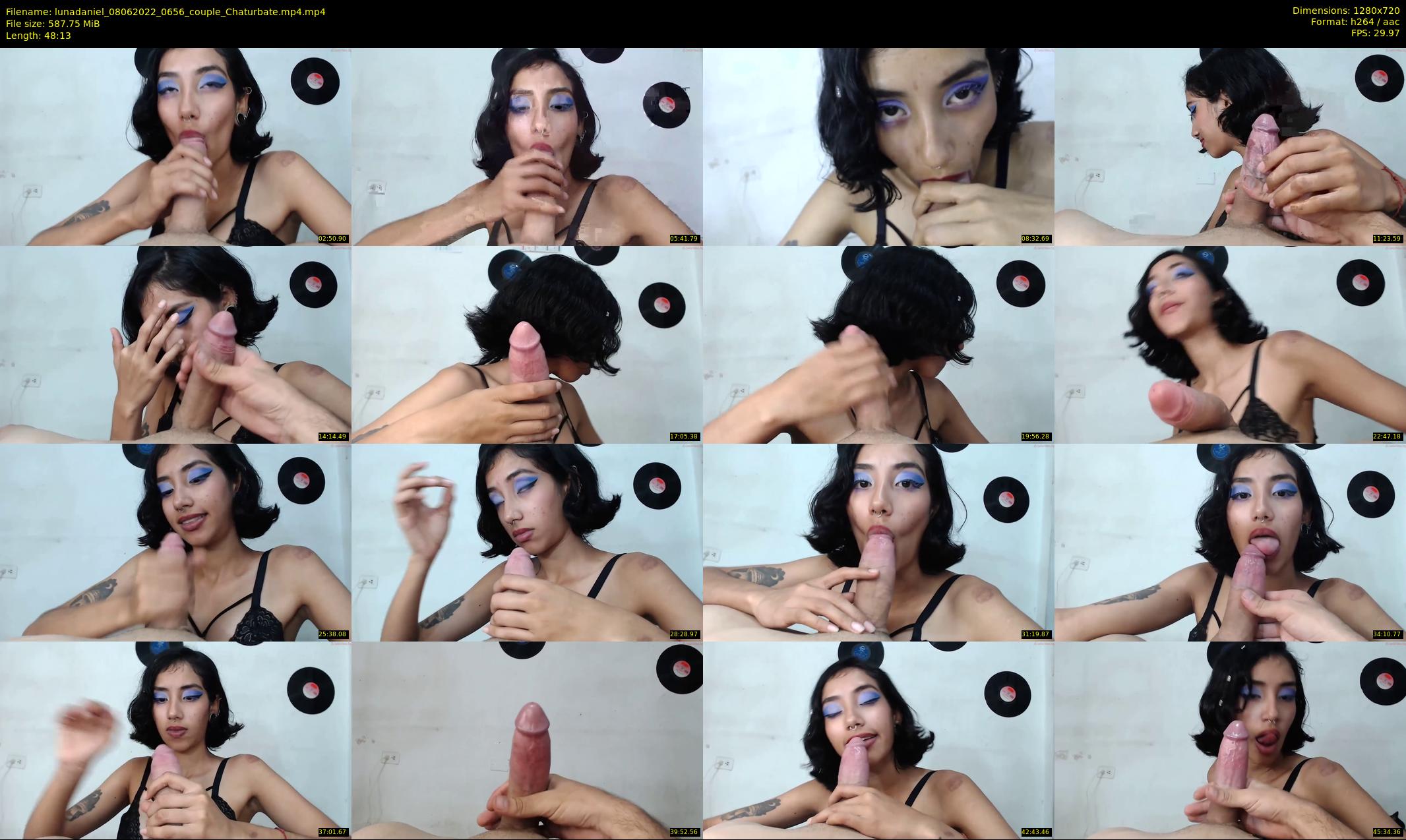 lunadaniel — 49 minute Chaturbate couple cam show recording, 720p, Jun 8, 2022