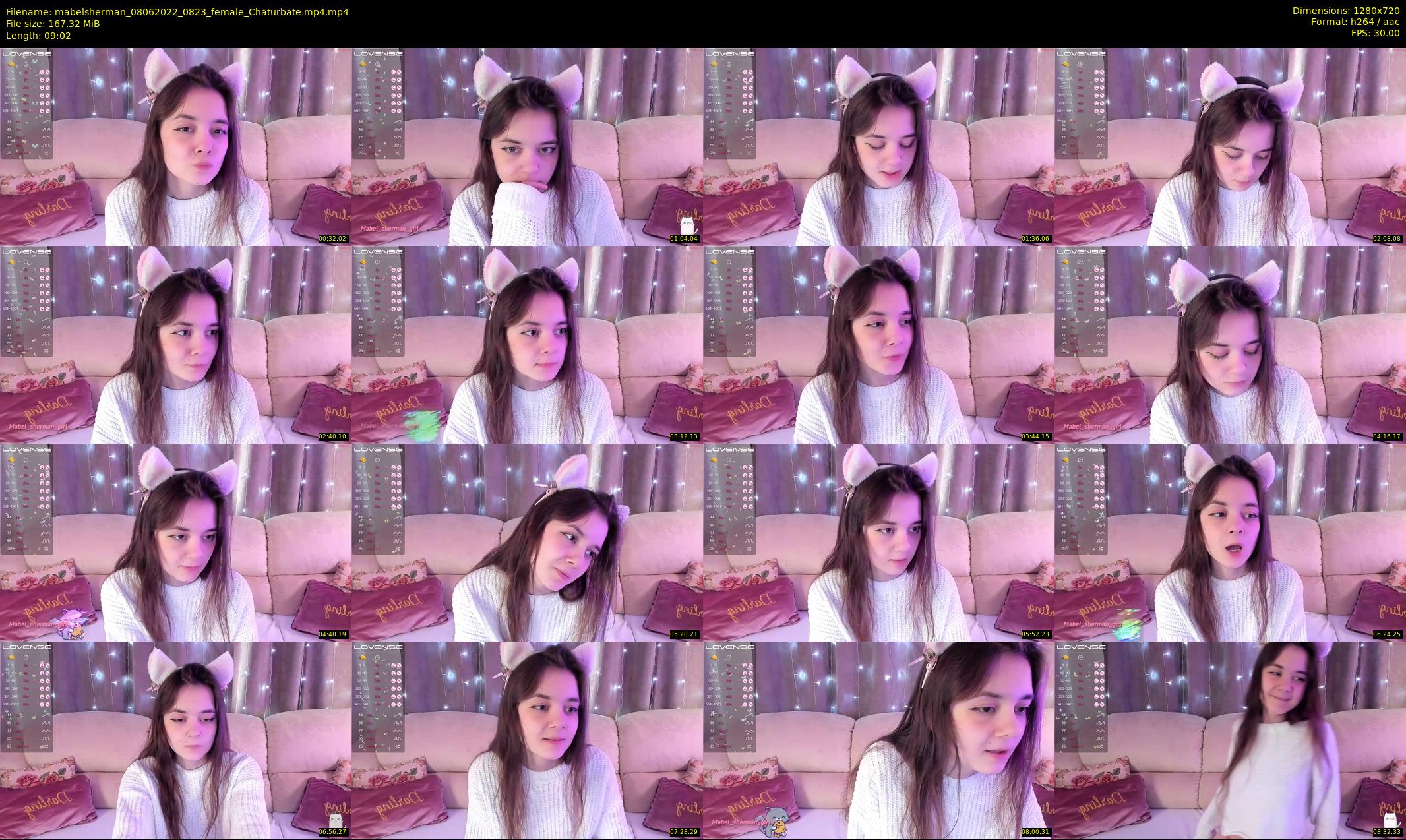 mabelsherman — 10 minute Chaturbate couple cam show recording, 720p, Jun 8, 2022