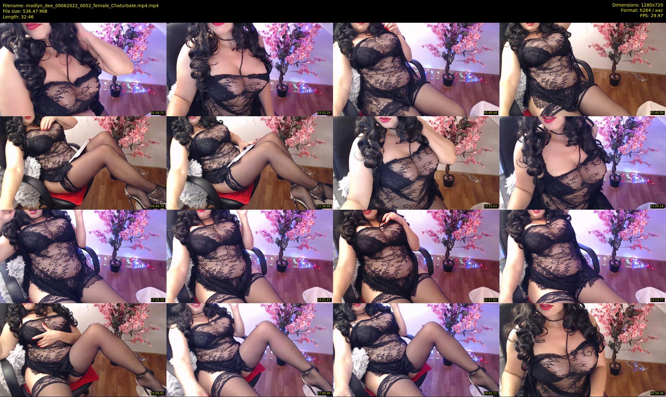 madlyn_dee — 33 minute Chaturbate female cam show recording, 720p, Jun 9, 2022