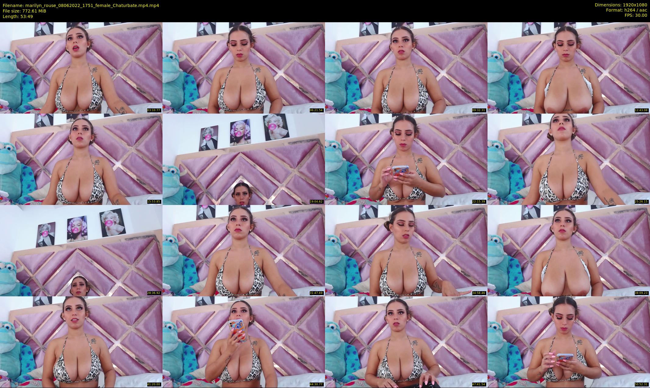 marilyn_rouse — 54 minute Chaturbate female cam show recording, 1080p, Jun 8, 2022
