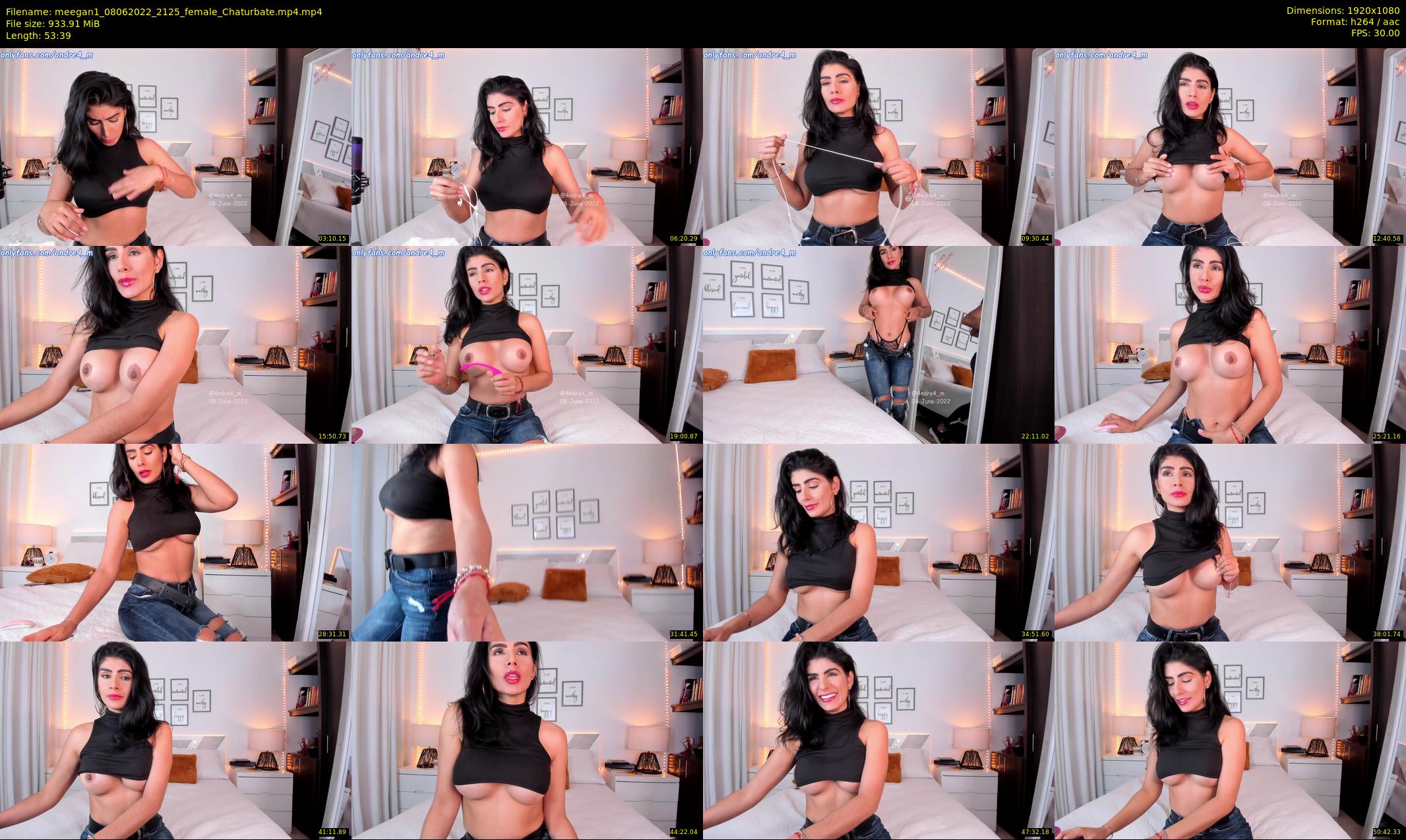 meegan1 — 54 minute Chaturbate female cam show recording, 1080p, Jun 8, 2022