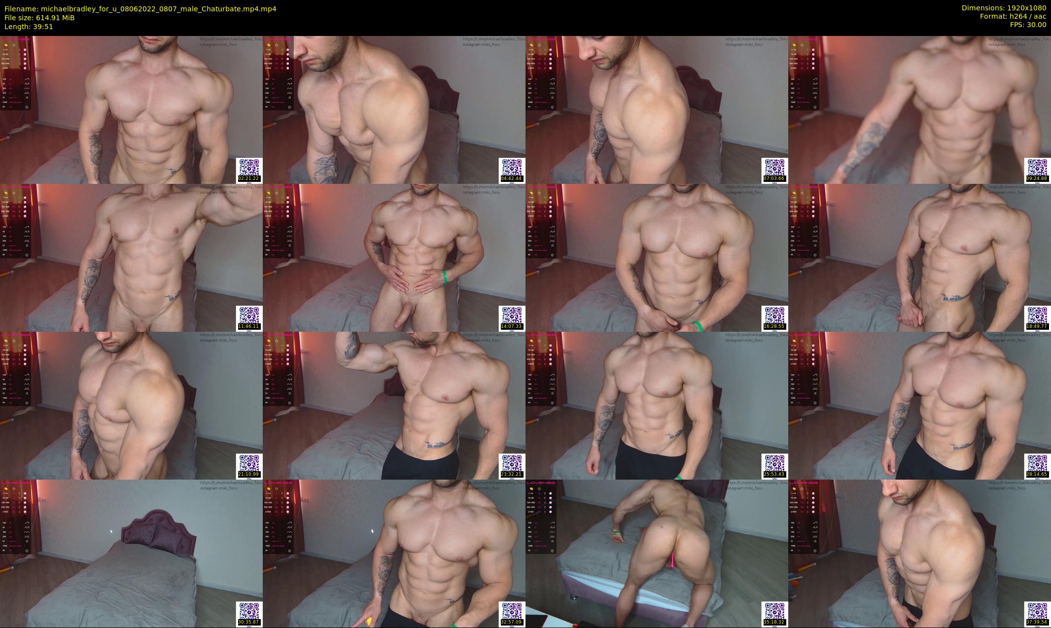 michaelbradley_for_u — 40 minute Chaturbate male cam show recording, 1080p, Jun 8, 2022