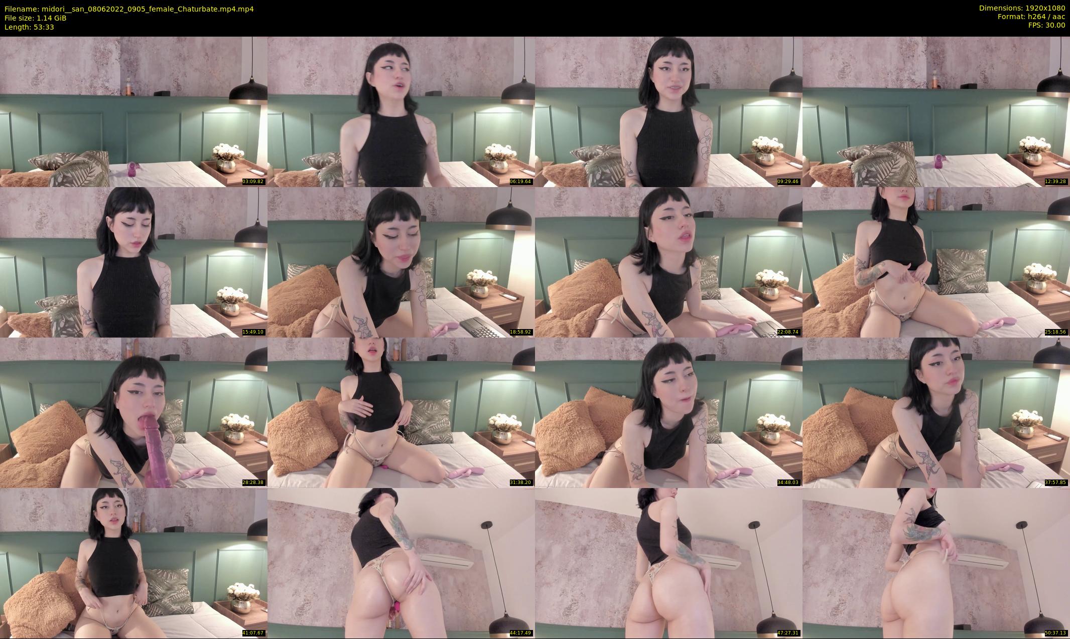 midori__san — 54 minute Chaturbate female cam show recording, 1080p, Jun 8, 2022