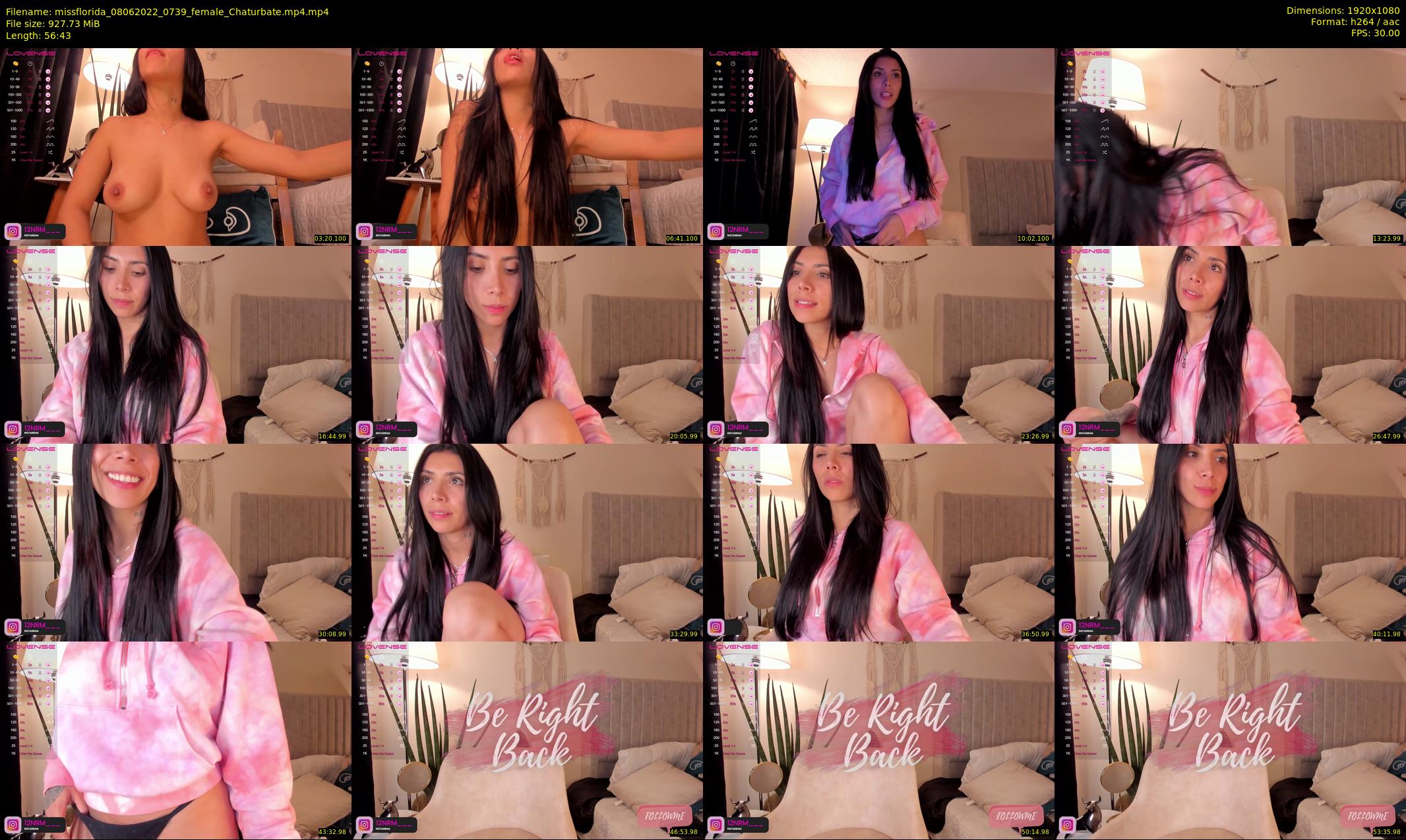 missflorida — 57 minute Chaturbate female cam show recording, 1080p, Jun 8, 2022