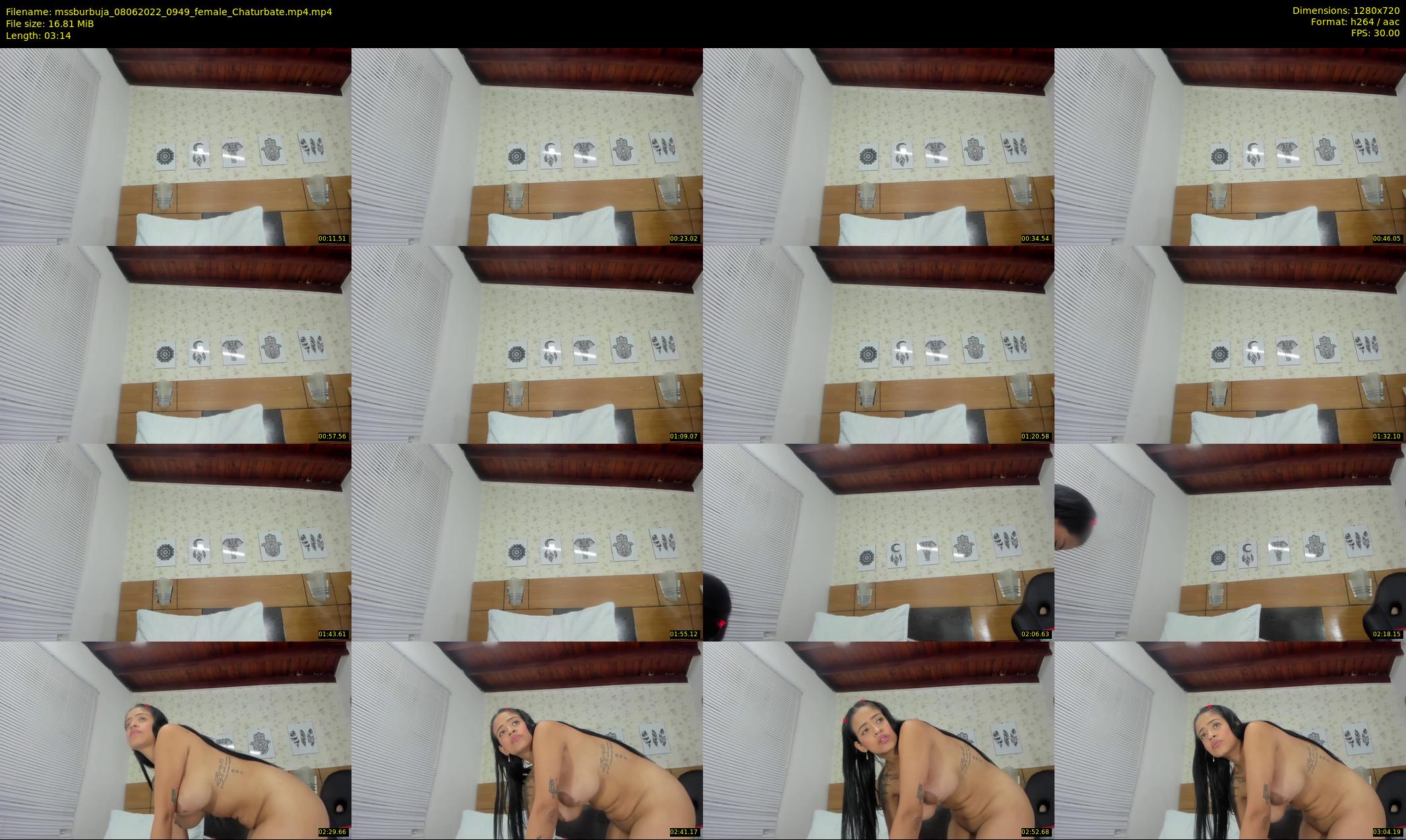 mssburbuja — 4 minute Chaturbate female cam show recording, 720p, Jun 8, 2022