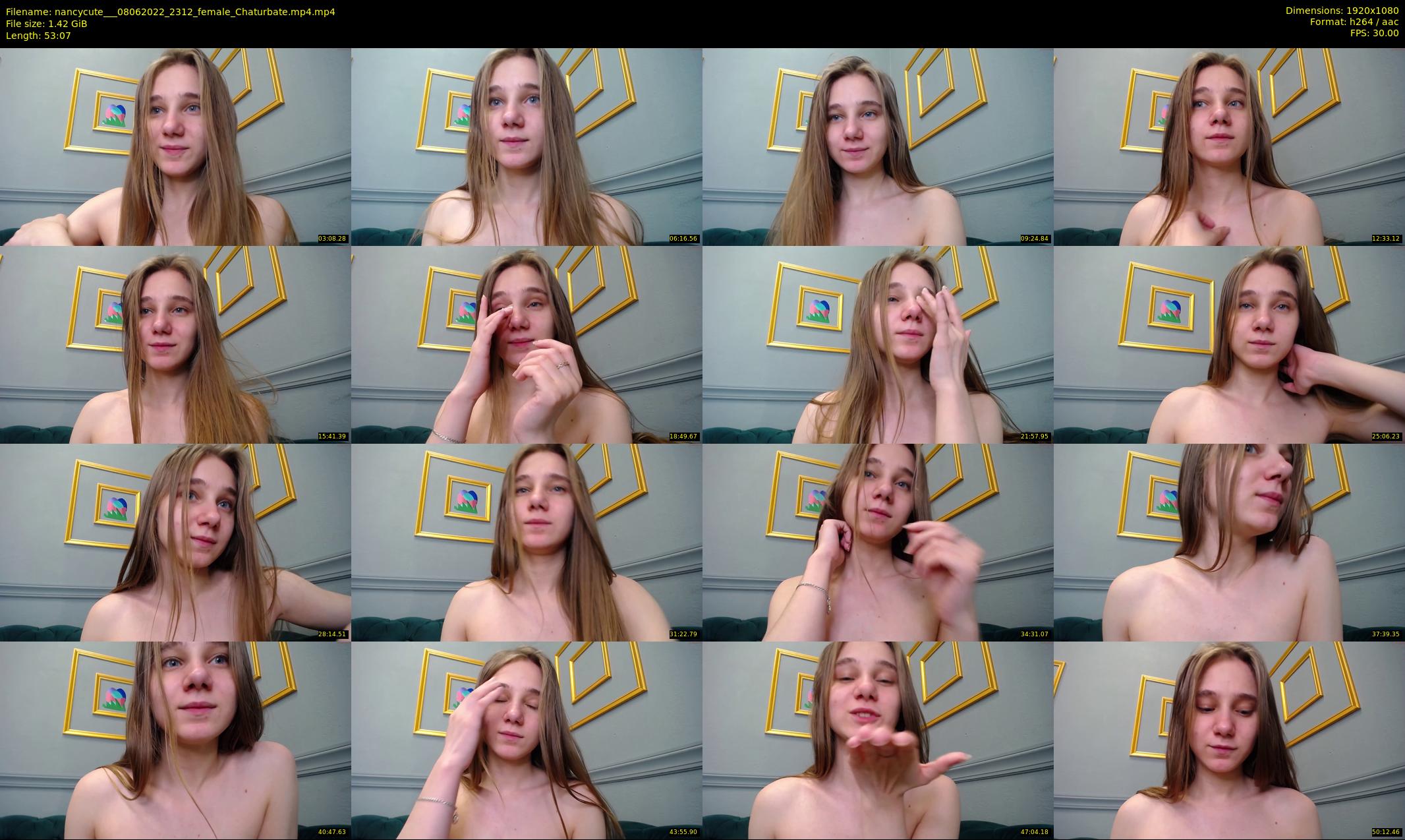 nancycute__ — 54 minute Chaturbate female cam show recording, 1080p, Jun 8, 2022