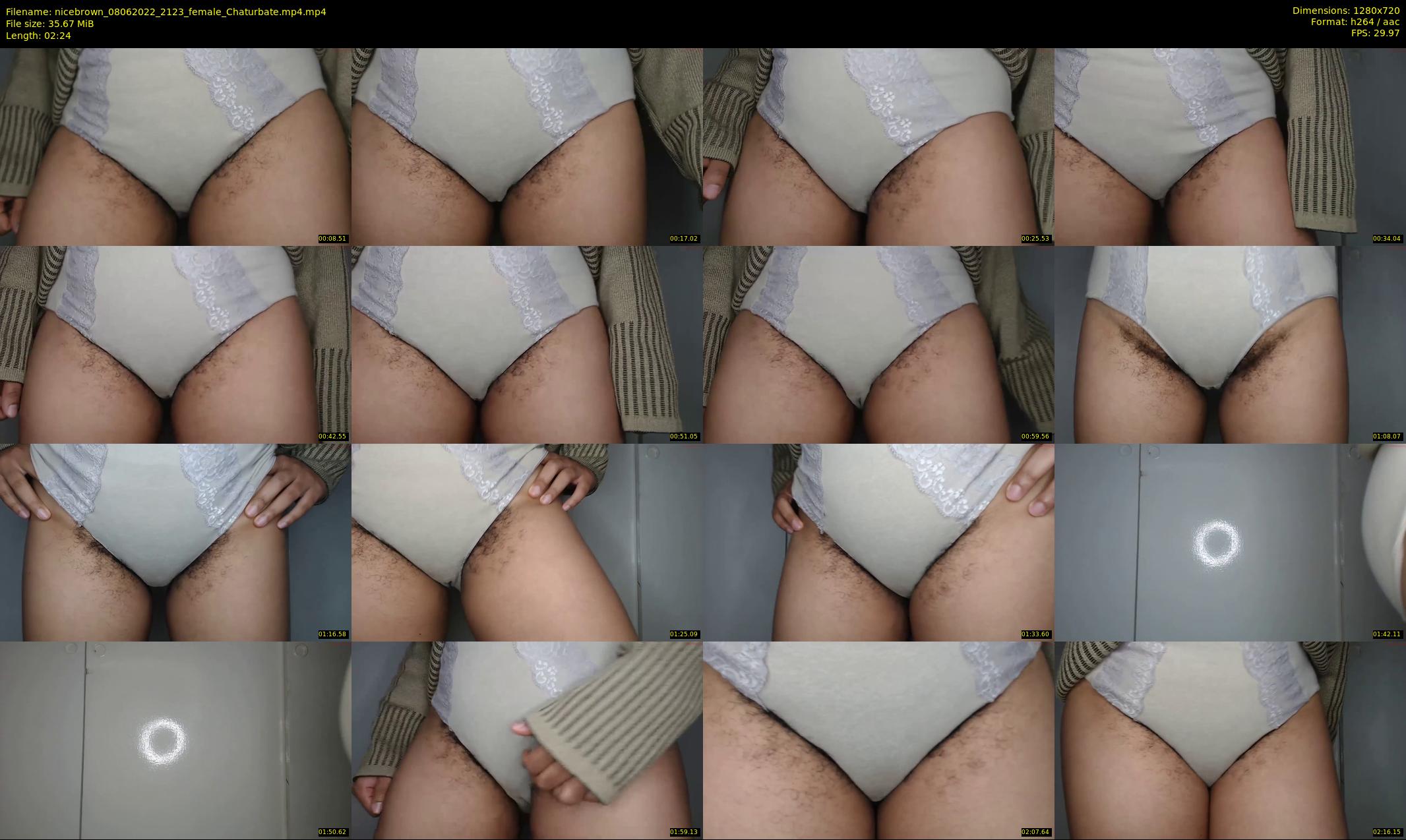 nicebrown — 3 minute Chaturbate female cam show recording, 720p, Jun 8, 2022