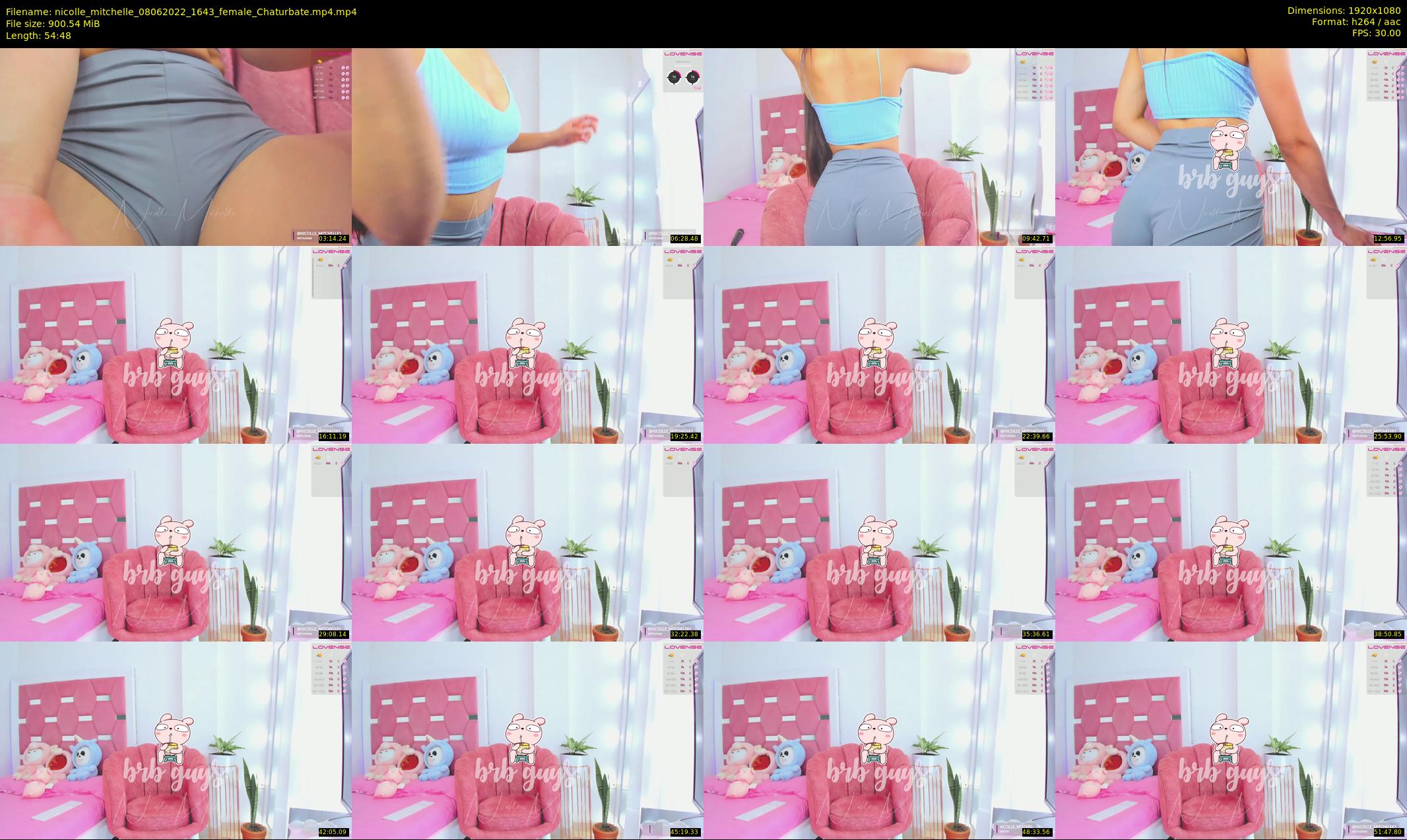 nicolle_mitchelle — 55 minute Chaturbate female cam show recording, 1080p, Jun 8, 2022