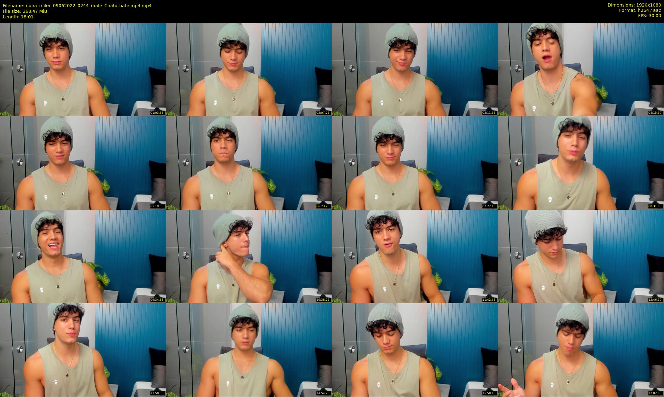 noha_miler — 19 minute Chaturbate male cam show recording, 1080p, Jun 9, 2022
