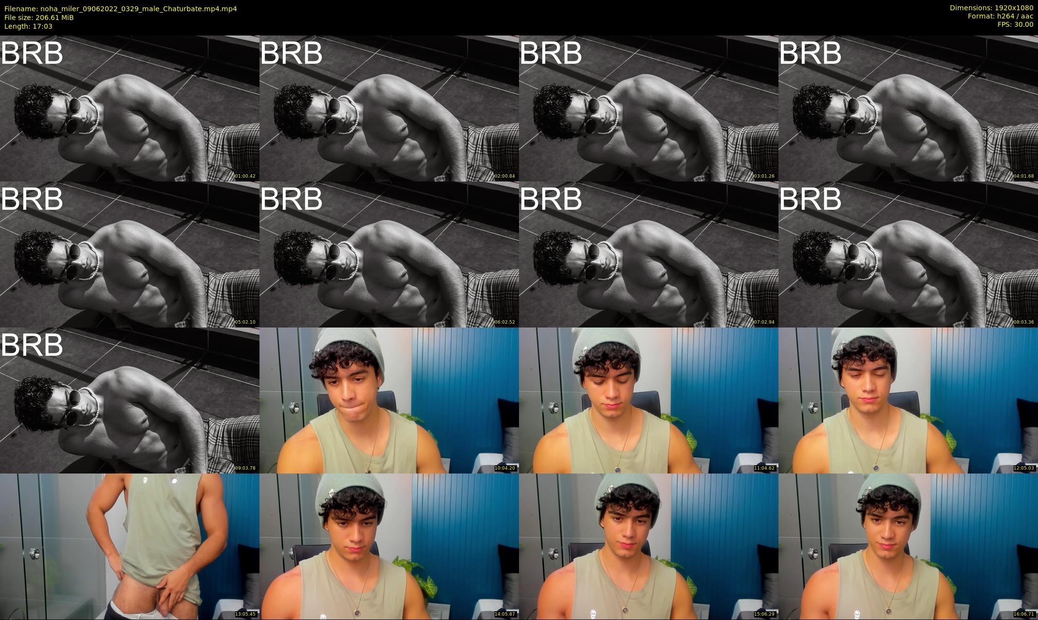 noha_miler — 18 minute Chaturbate male cam show recording, 1080p, Jun 9, 2022