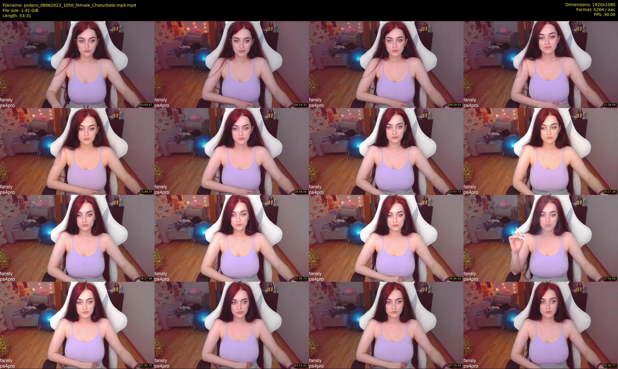 ps4pro — 54 minute Chaturbate female cam show recording, 1080p, Jun 8, 2022