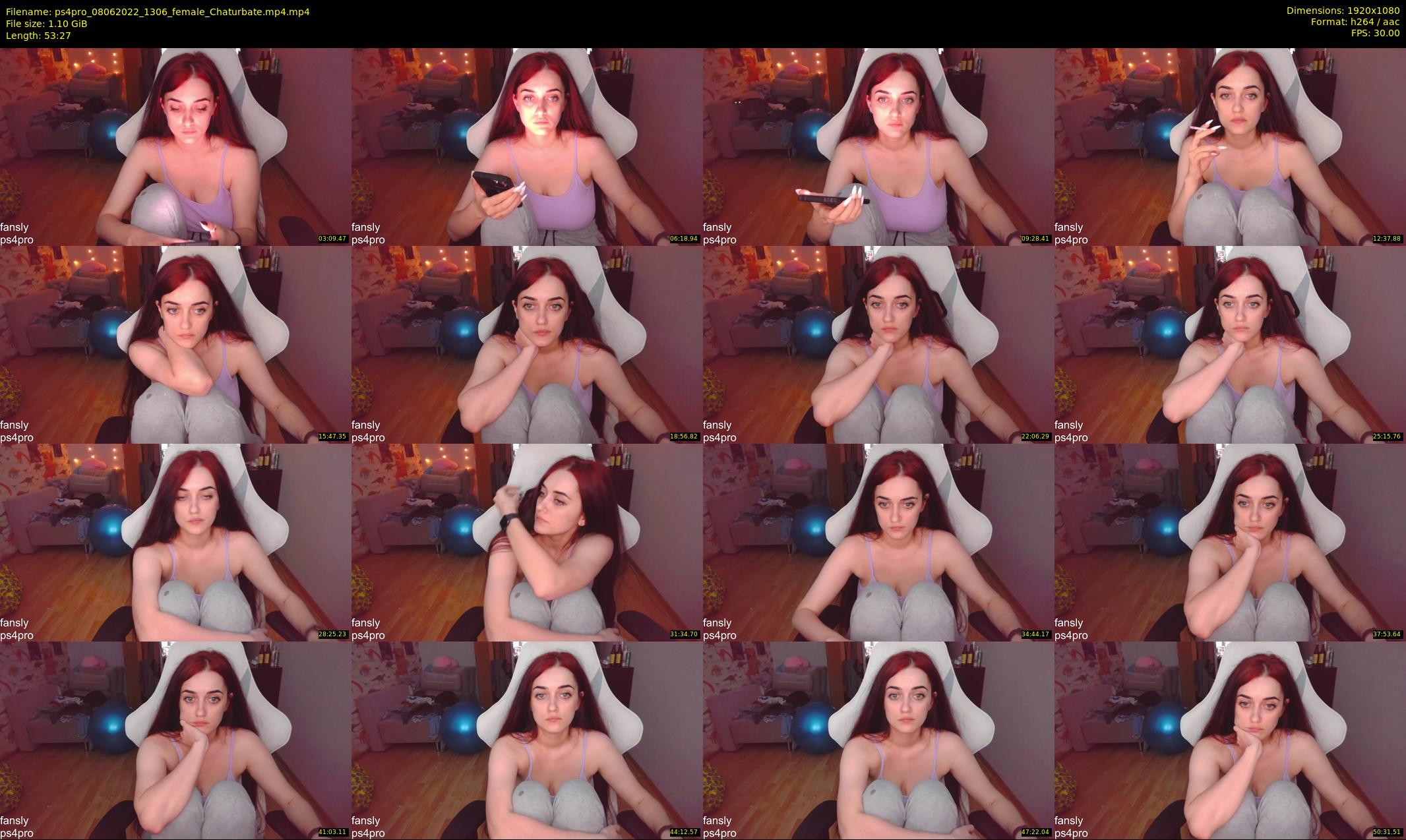 ps4pro — 54 minute Chaturbate female cam show recording, 1080p, Jun 8, 2022
