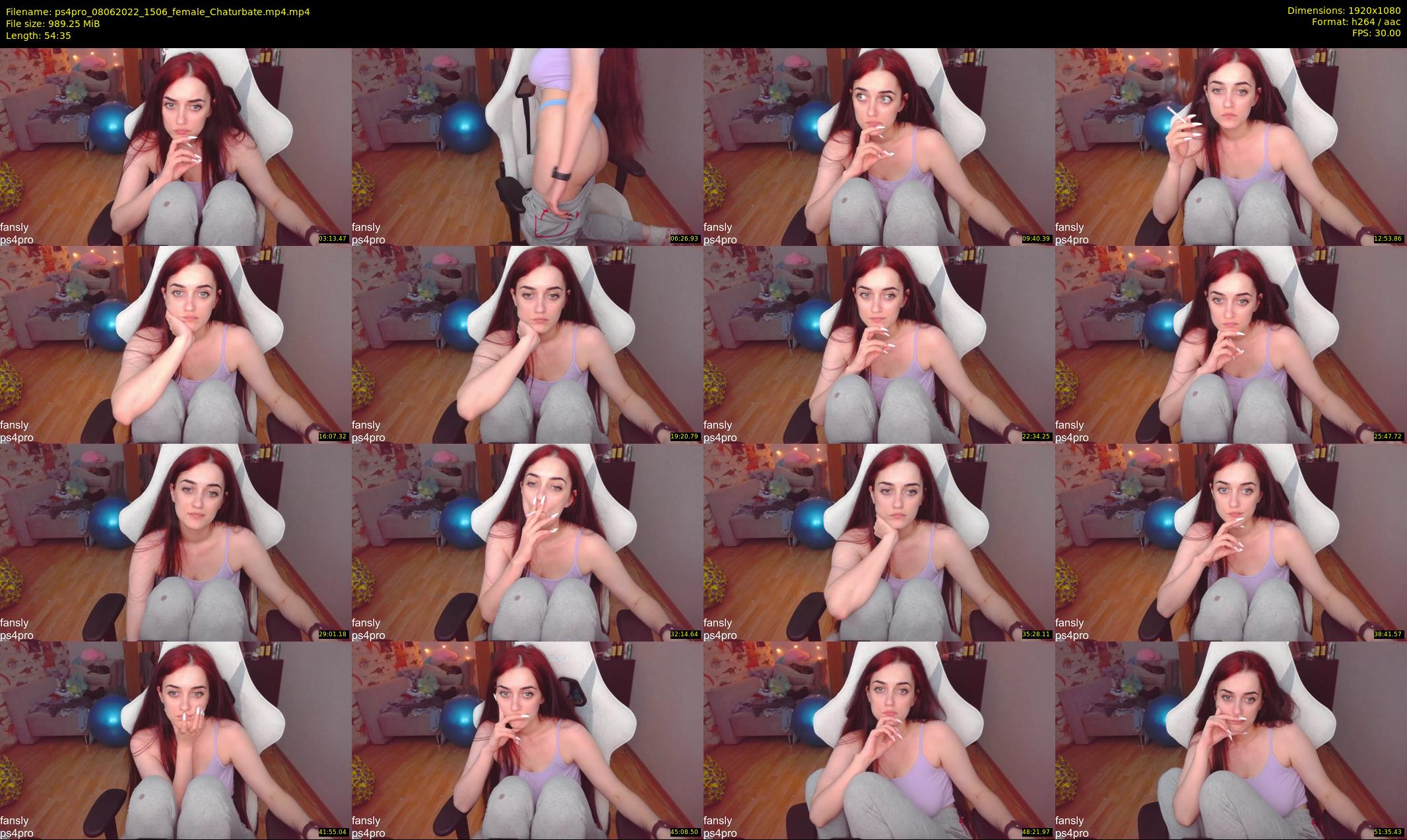 ps4pro — 55 minute Chaturbate female cam show recording, 1080p, Jun 8, 2022