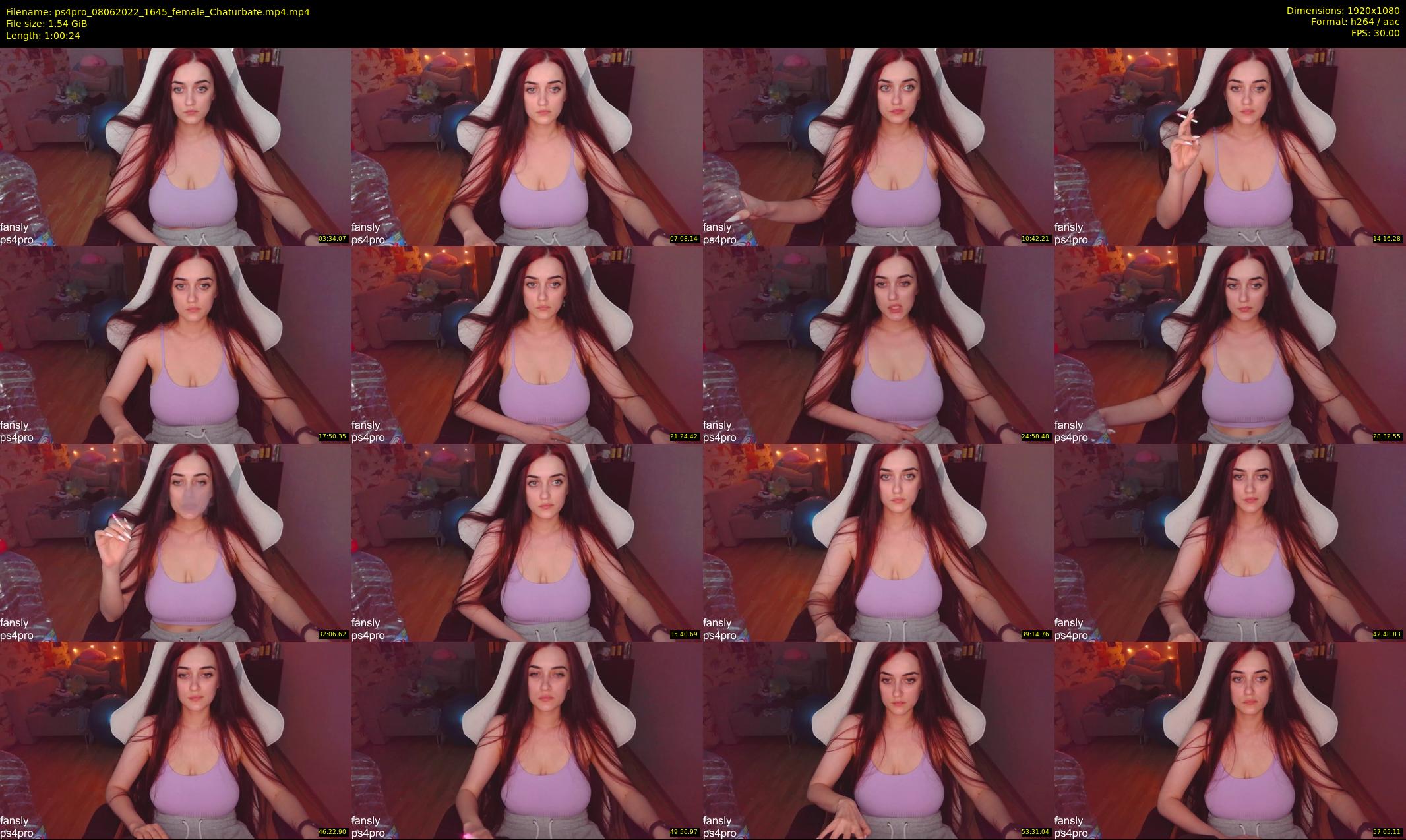 ps4pro — 61 minute Chaturbate female cam show recording, 1080p, Jun 8, 2022