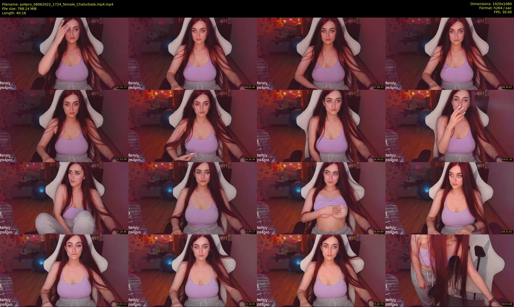 ps4pro — 41 minute Chaturbate female cam show recording, 1080p, Jun 8, 2022