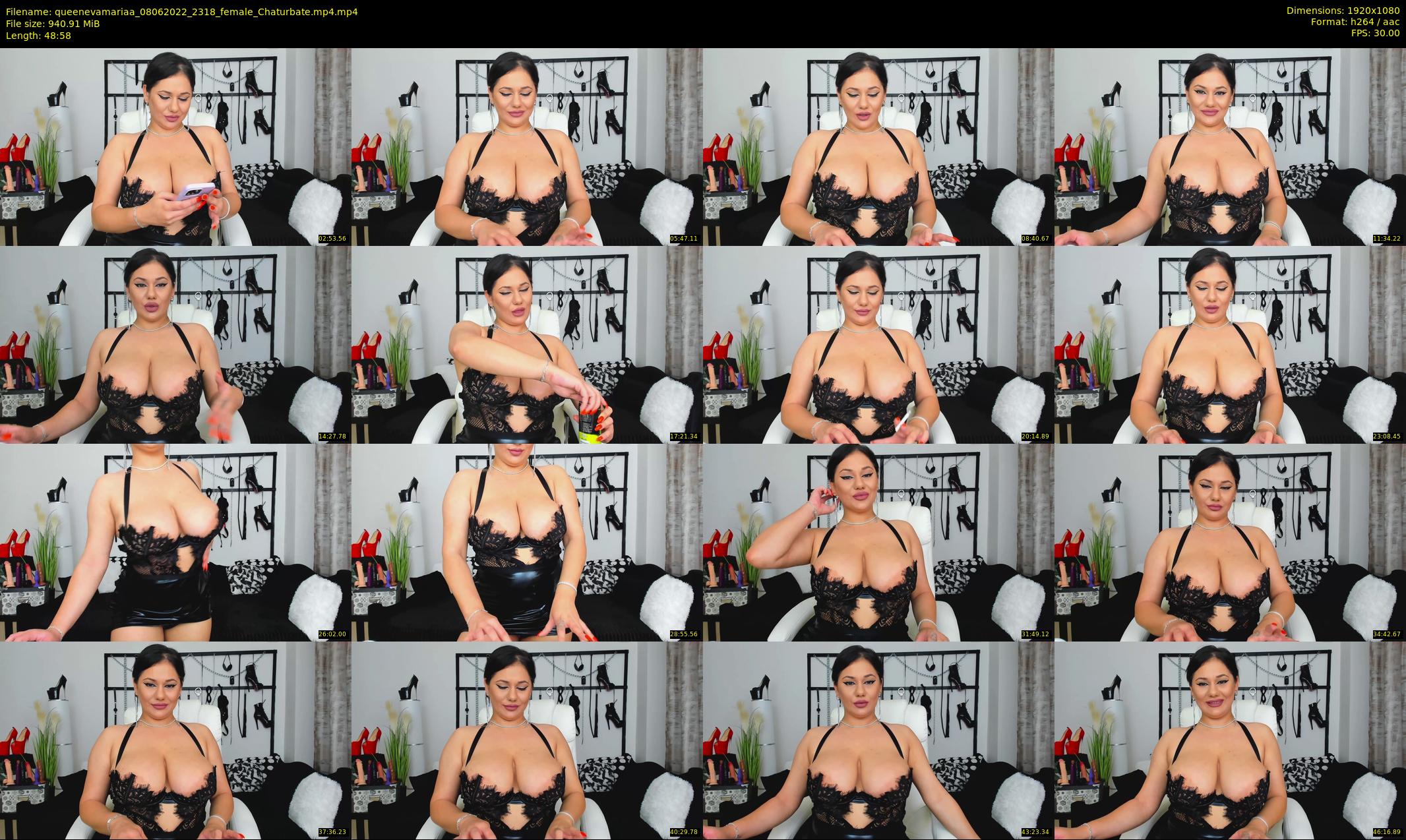 queenevamariaa — 49 minute Chaturbate female cam show recording, 1080p, Jun 8, 2022