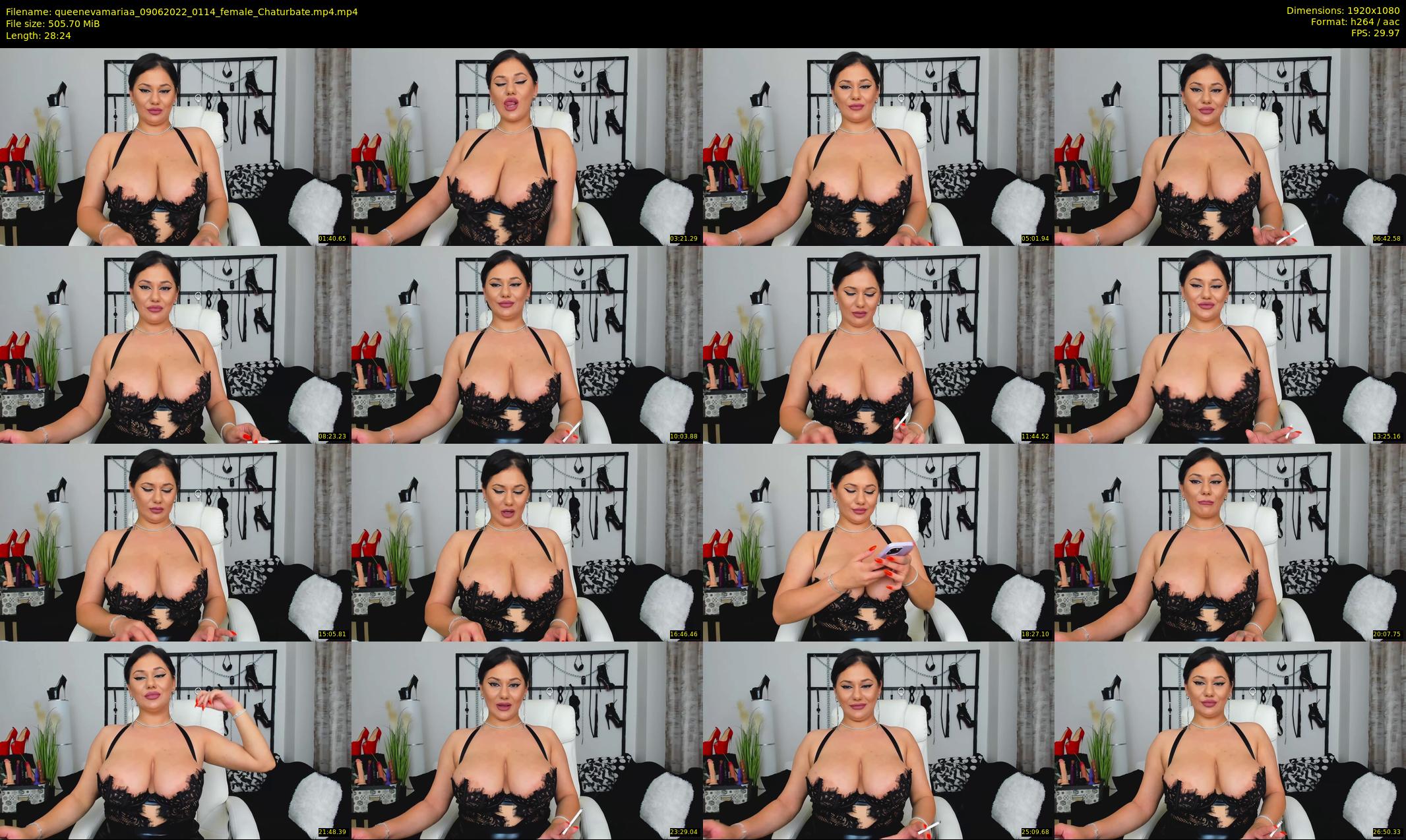 queenevamariaa — 29 minute Chaturbate female cam show recording, 1080p, Jun 9, 2022
