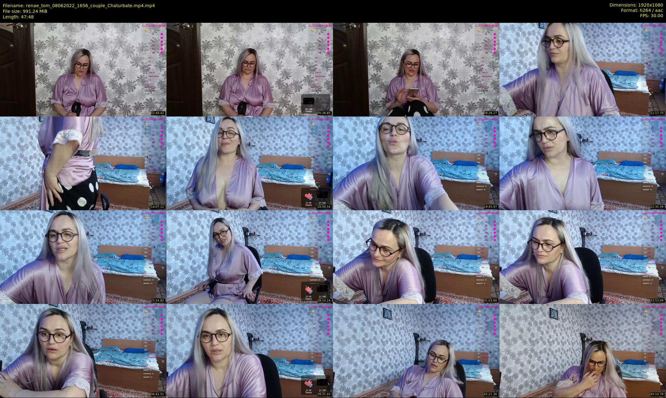 renae_tom — 48 minute Chaturbate couple cam show recording, 1080p, Jun 8, 2022
