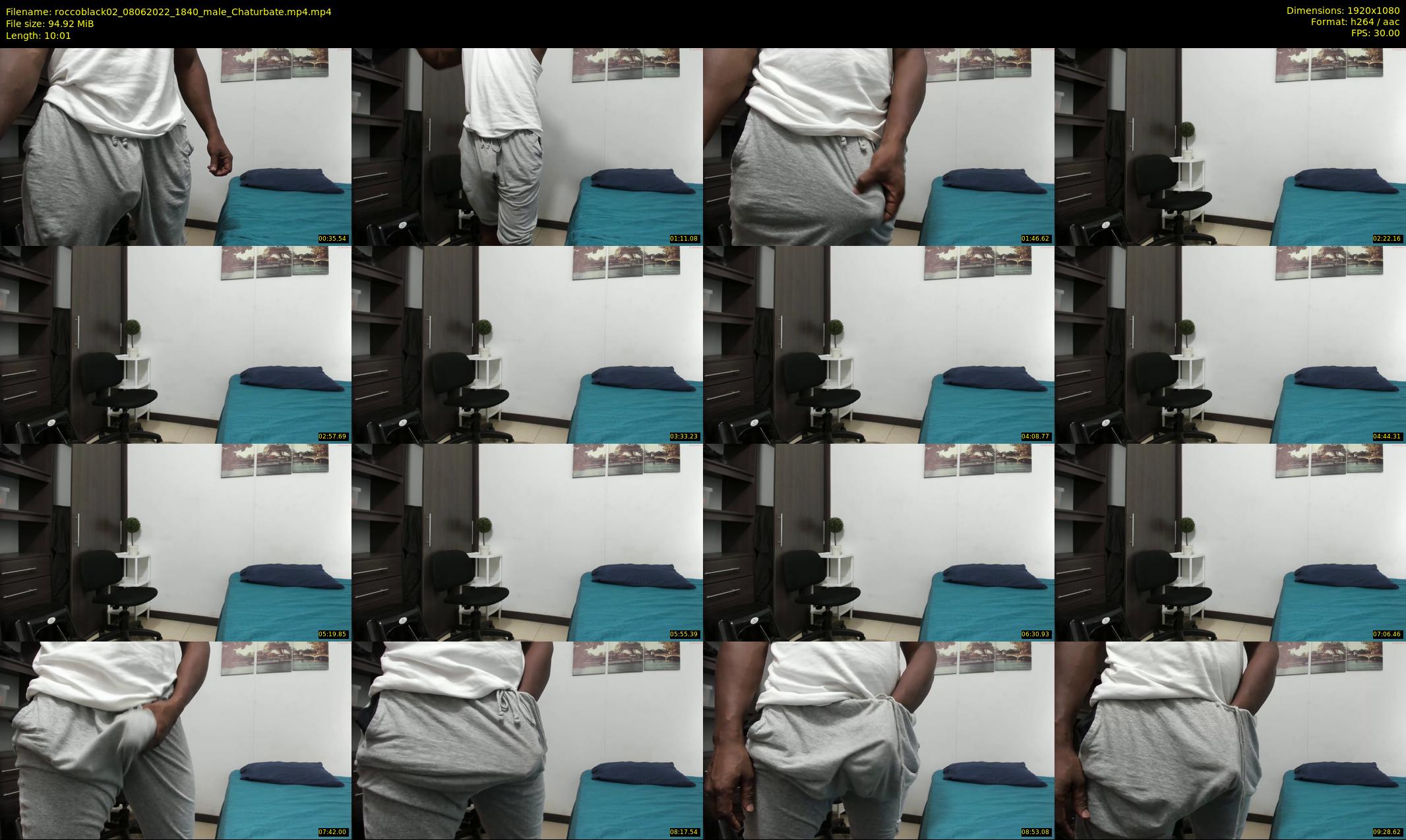 roccoblack02 — 11 minute Chaturbate male cam show recording, 1080p, Jun 8, 2022