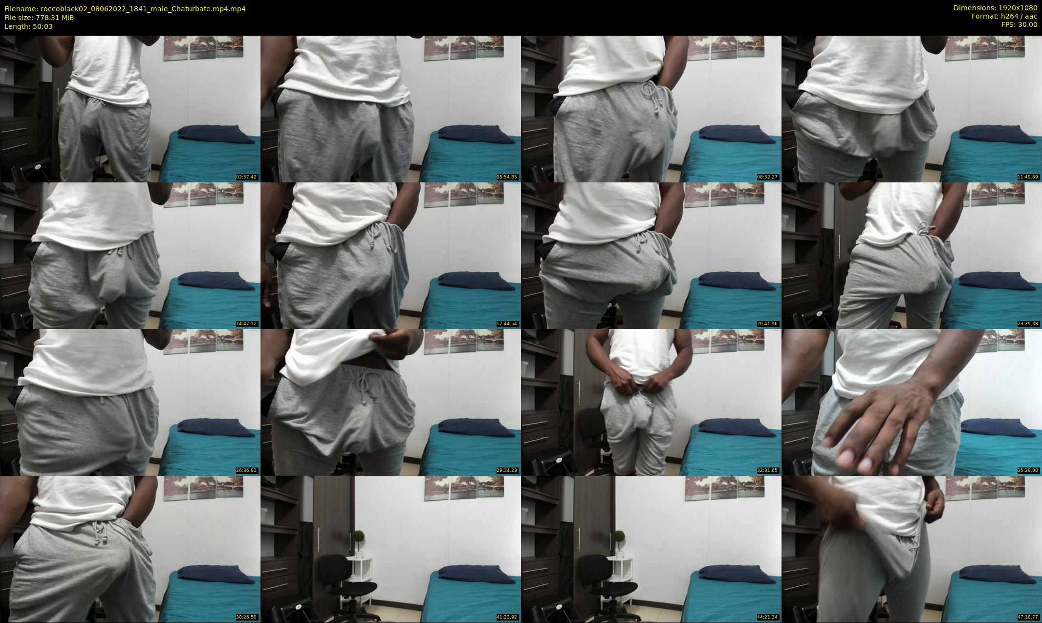 roccoblack02 — 51 minute Chaturbate male cam show recording, 1080p, Jun 8, 2022