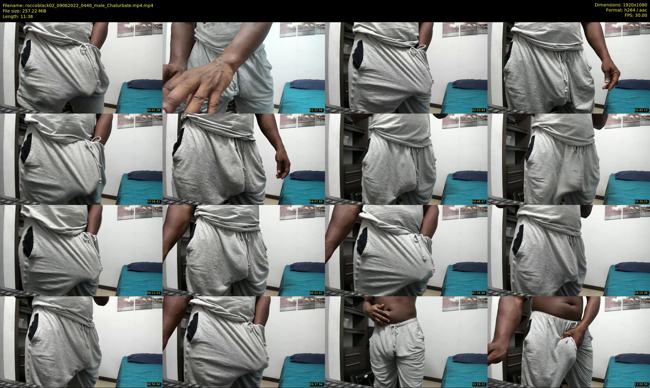 roccoblack02 — 12 minute Chaturbate male cam show recording, 1080p, Jun 9, 2022