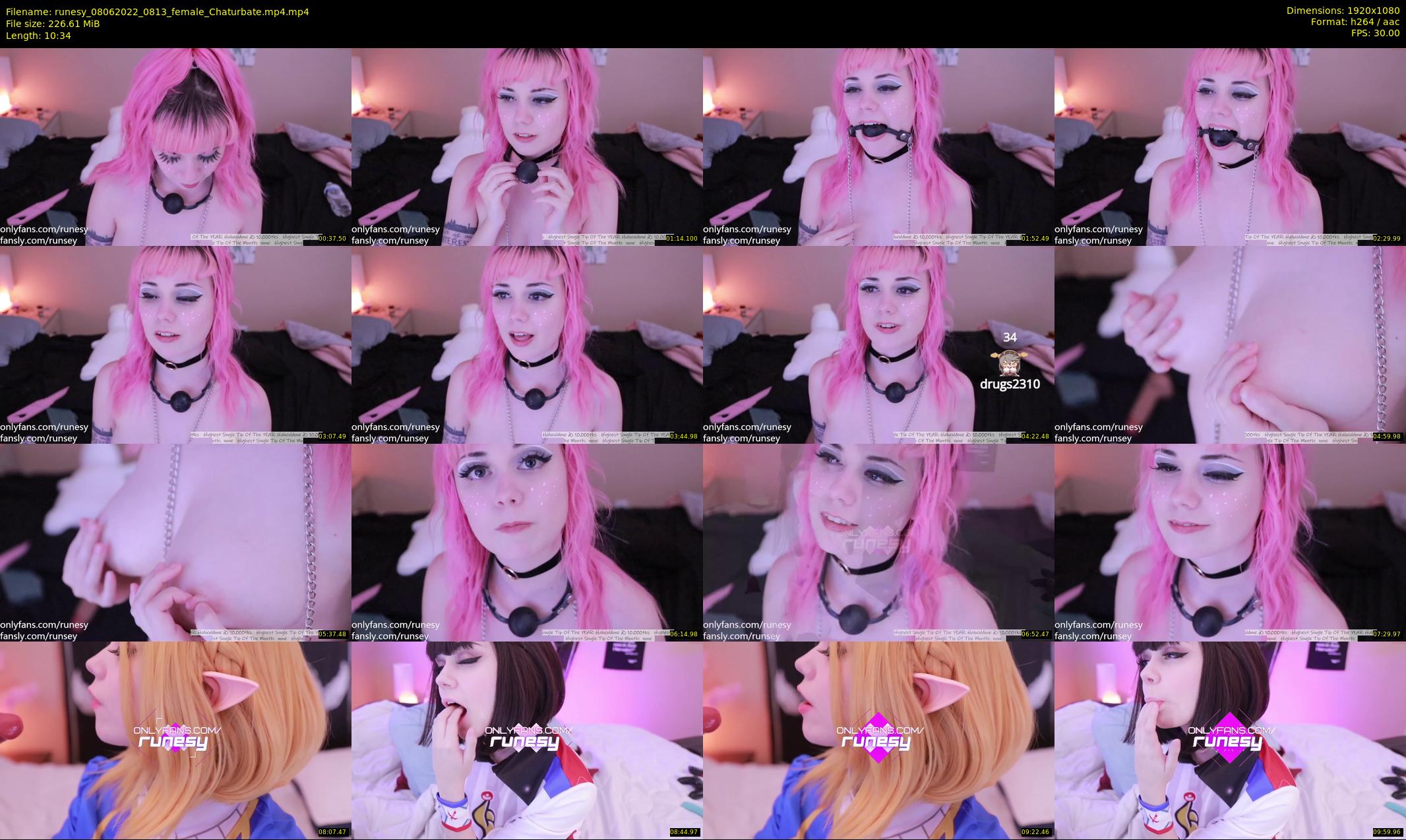 runesy — 11 minute Chaturbate female cam show recording, 1080p, Jun 8, 2022