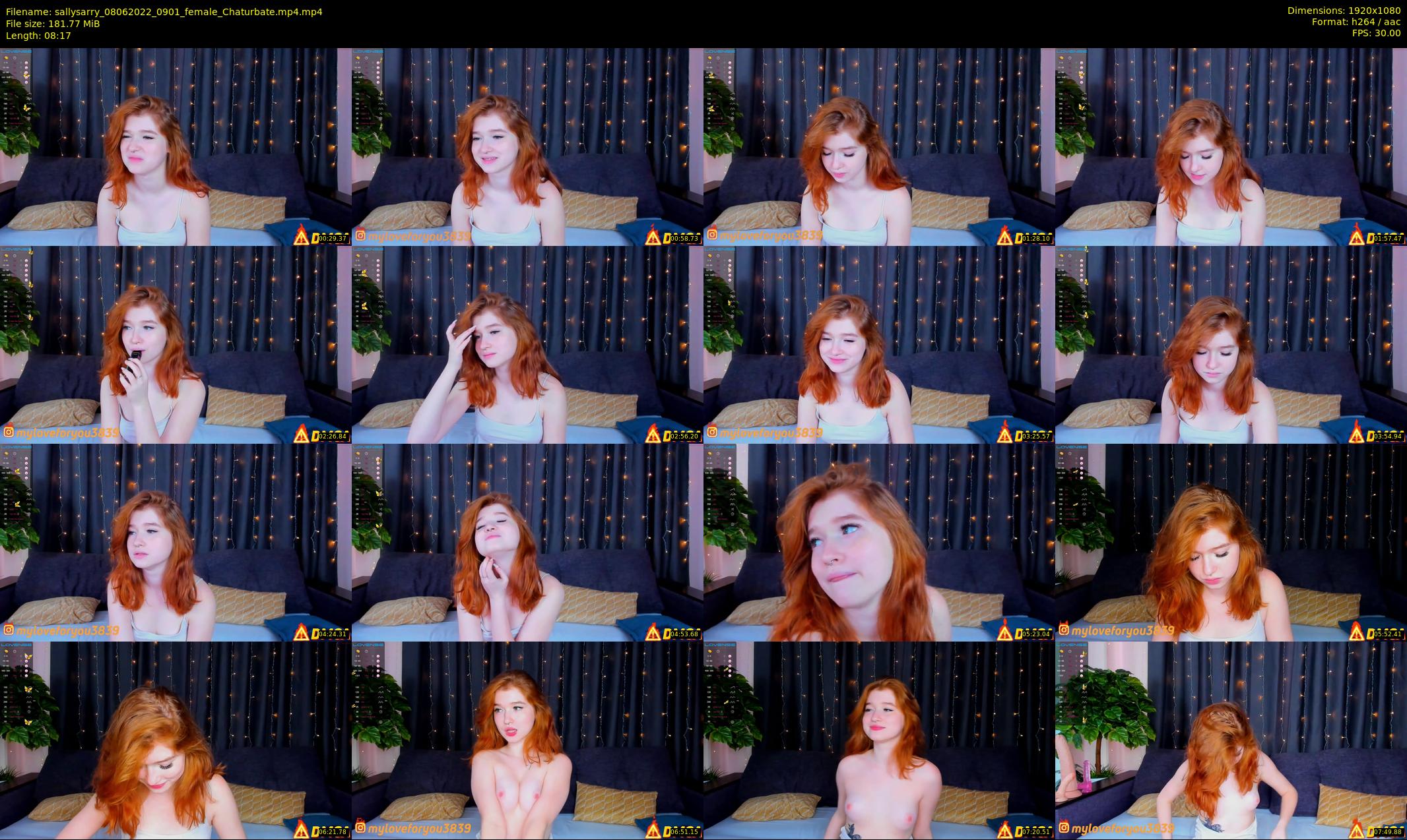 sallysarry — 9 minute Chaturbate couple cam show recording, 1080p, Jun 8, 2022