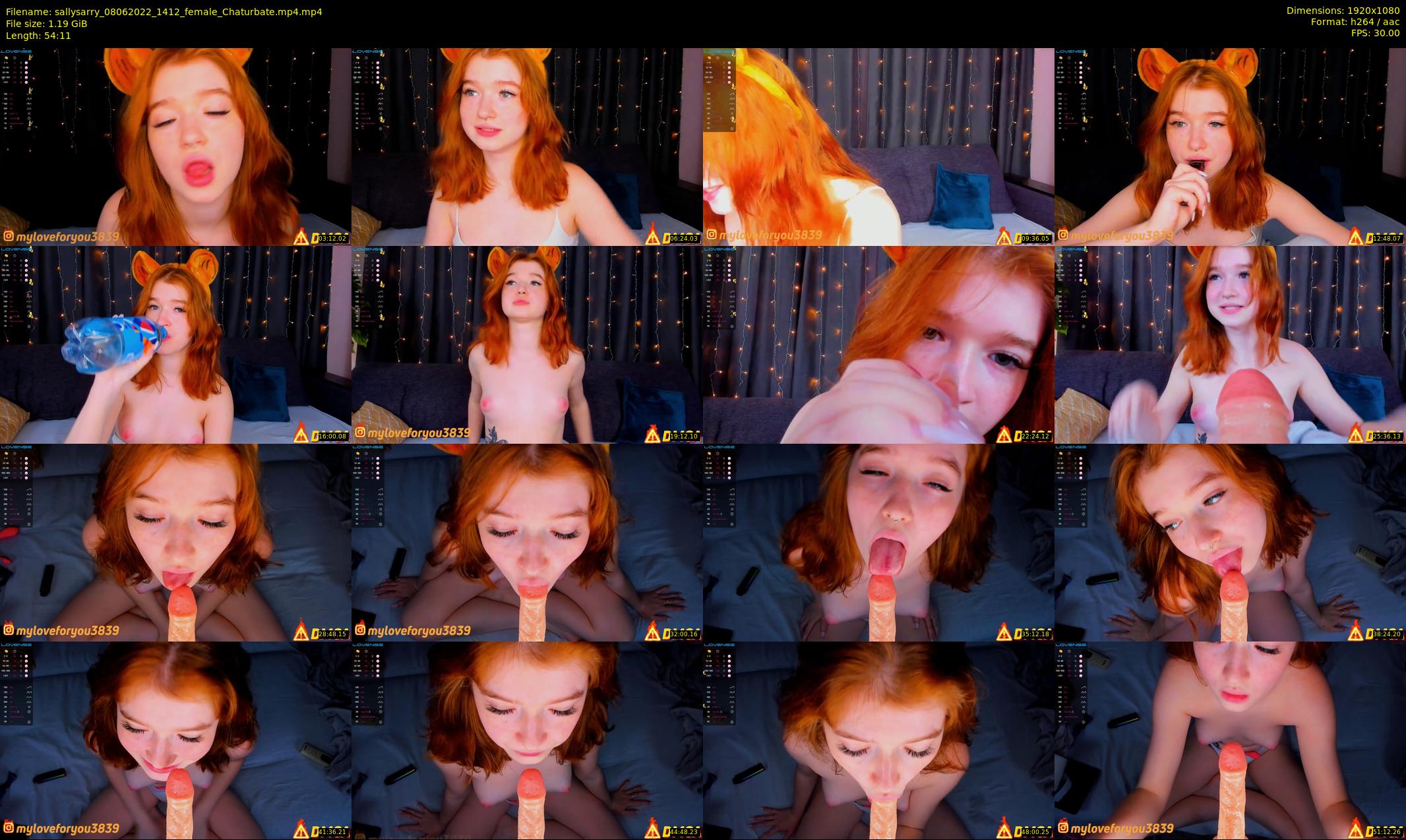 sallysarry — 55 minute Chaturbate couple cam show recording, 1080p, Jun 8, 2022