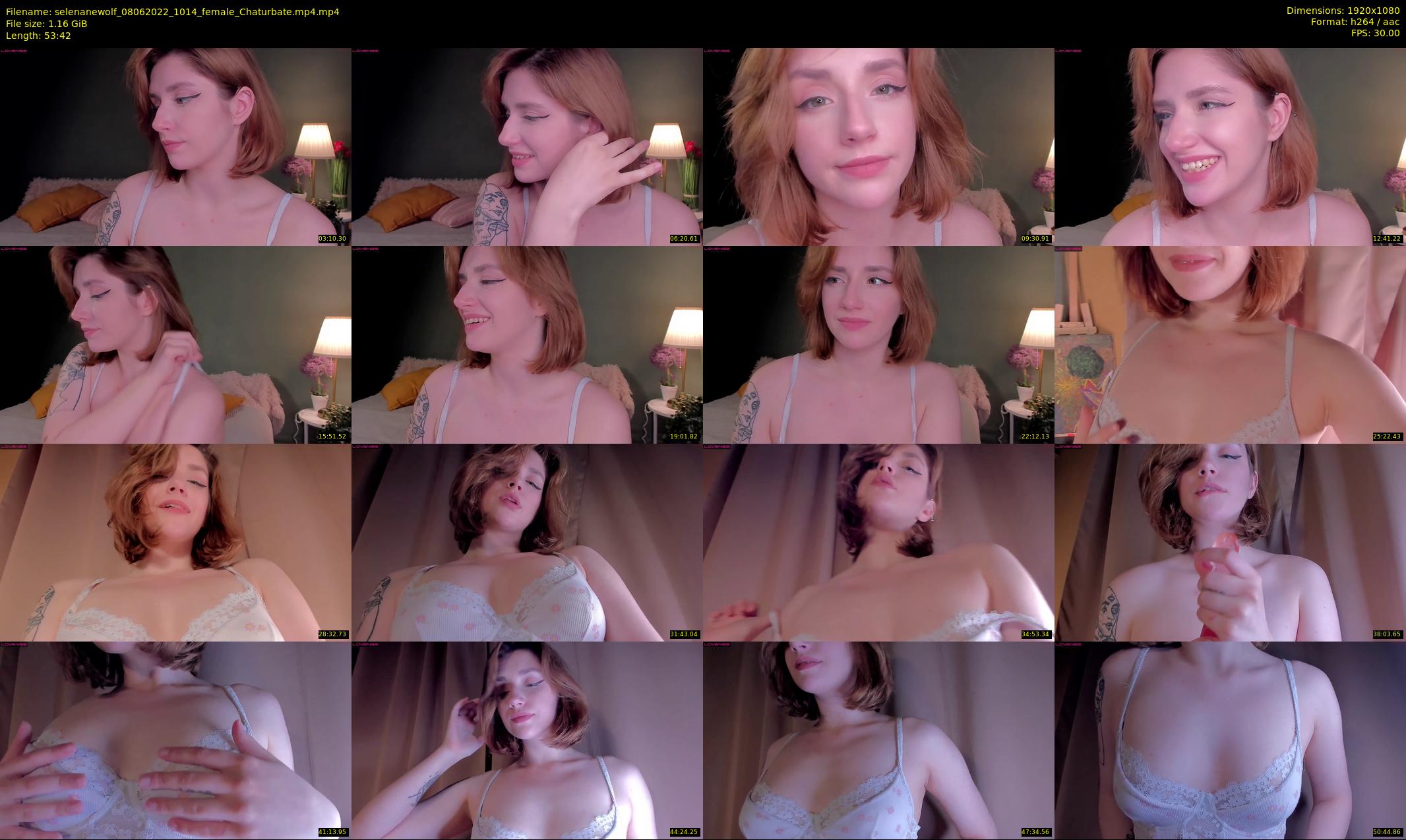 selenanewolf — 54 minute Chaturbate couple cam show recording, 1080p, Jun 8, 2022