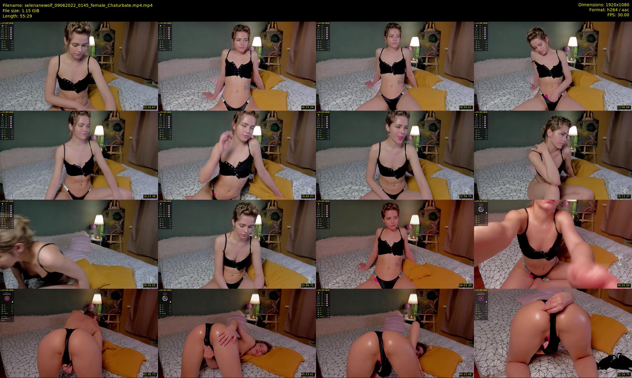selenanewolf — 56 minute Chaturbate couple cam show recording, 1080p, Jun 9, 2022