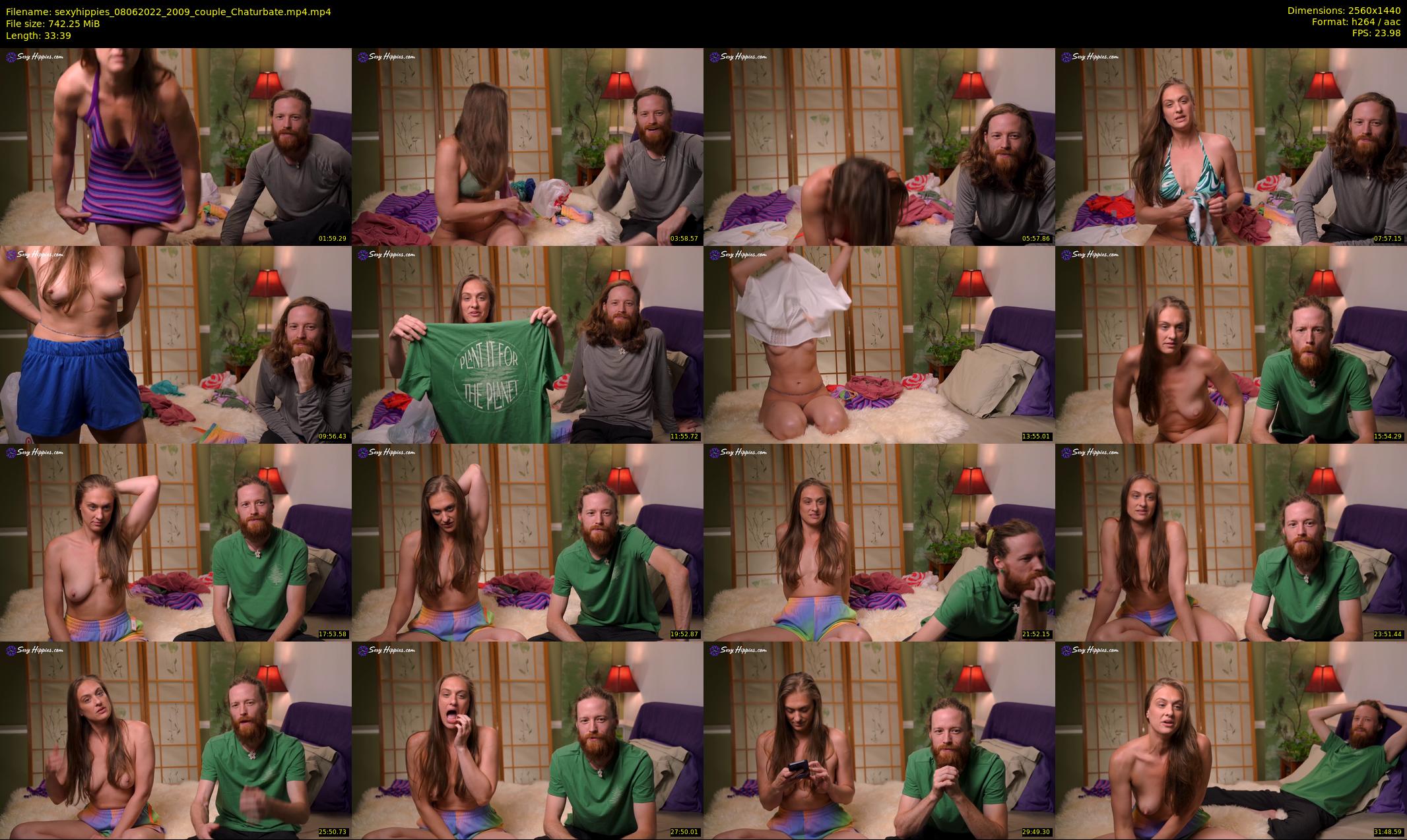 sexyhippies — 34 minute Chaturbate couple cam show recording, 1080p, Jun 8, 2022