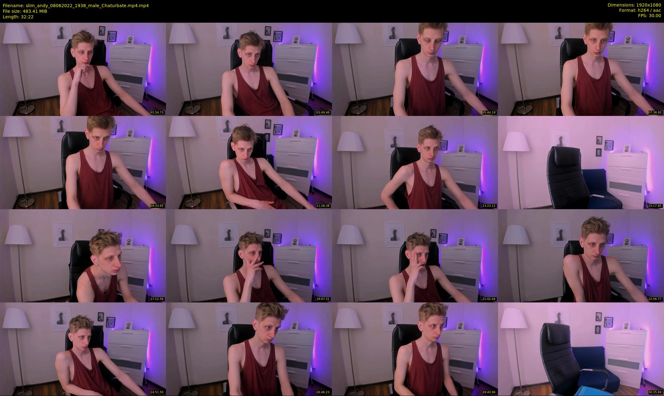 slim_andy — 33 minute Chaturbate male cam show recording, 1080p, Jun 8, 2022
