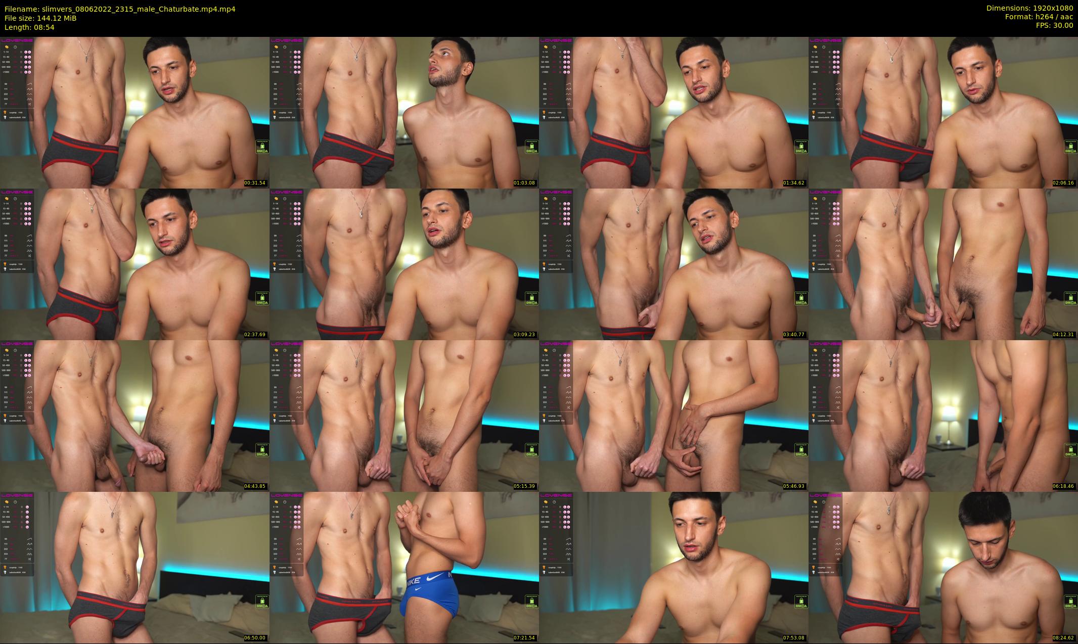 slimvers — 9 minute Chaturbate male cam show recording, 1080p, Jun 8, 2022