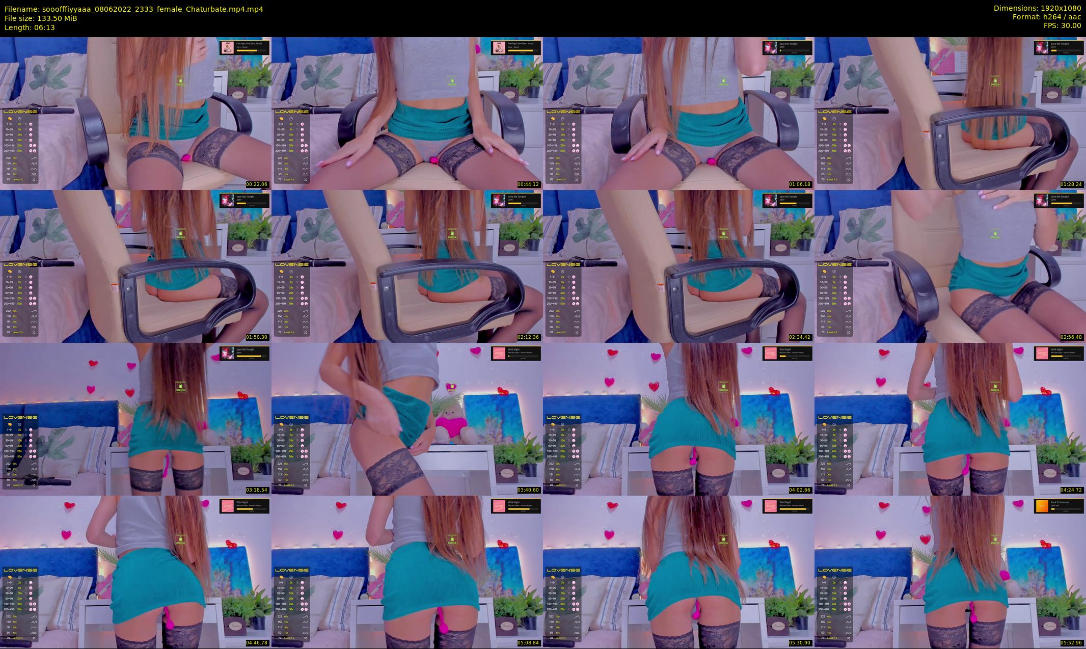 sooofffiyyaaa — 7 minute Chaturbate female cam show recording, 1080p, Jun 8, 2022