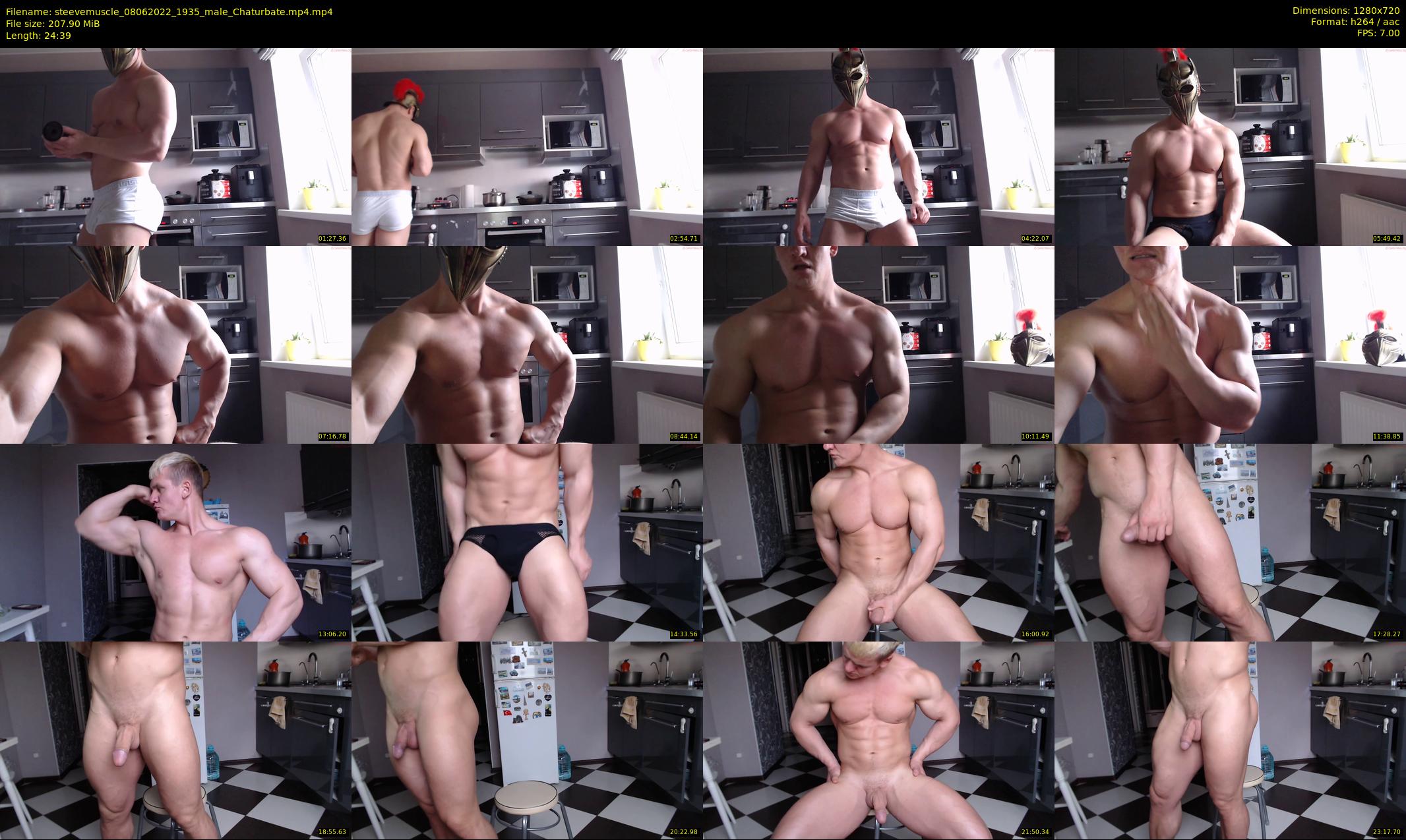 steevemuscle — 25 minute Chaturbate male cam show recording, 720p, Jun 8, 2022