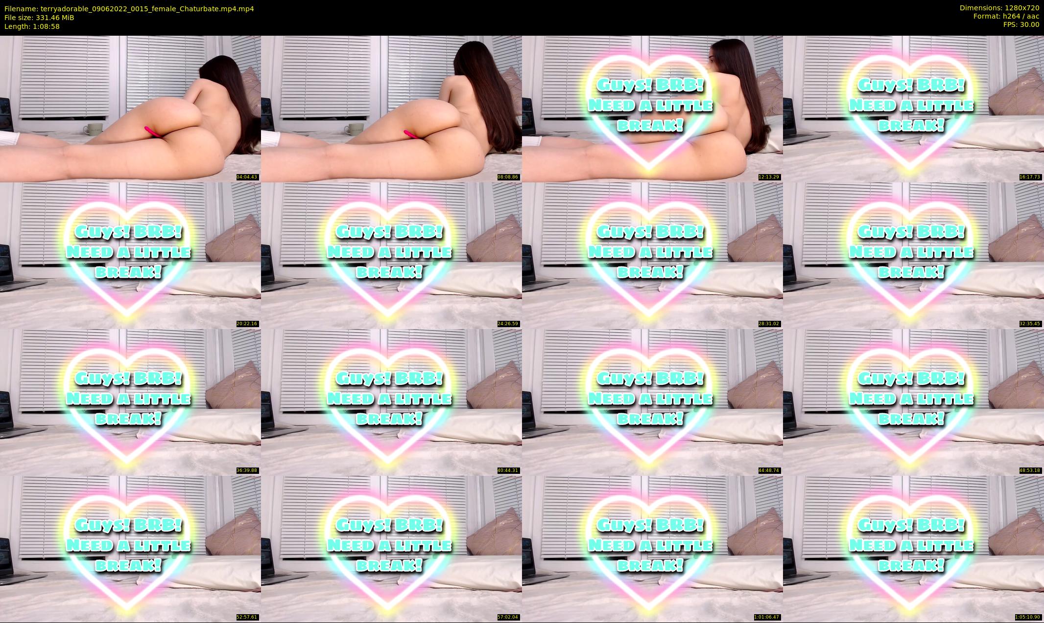 terryadorable — 69 minute Chaturbate female cam show recording, 720p, Jun 9, 2022