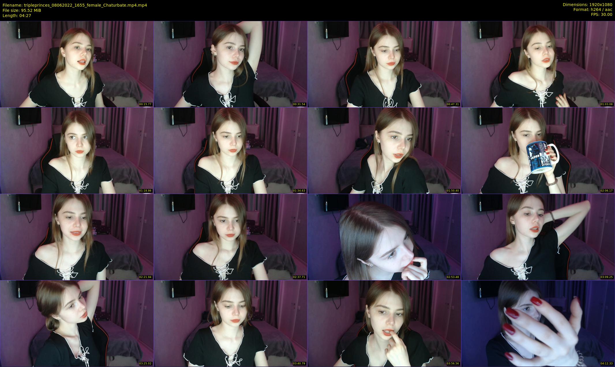 tripleprinces — 5 minute Chaturbate female cam show recording, 1080p, Jun 8, 2022