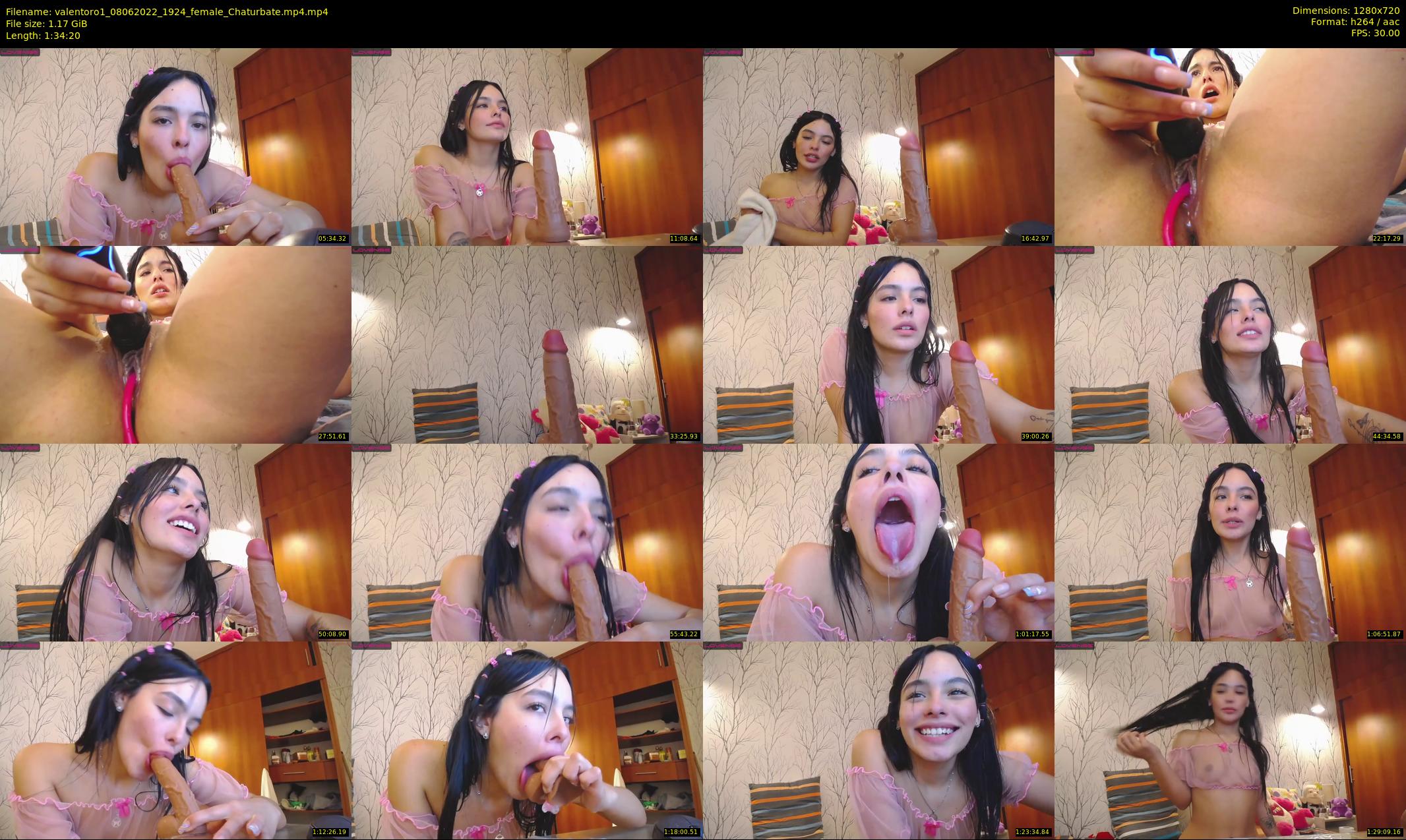 valentoro1 — 95 minute Chaturbate female cam show recording, 720p, Jun 8, 2022