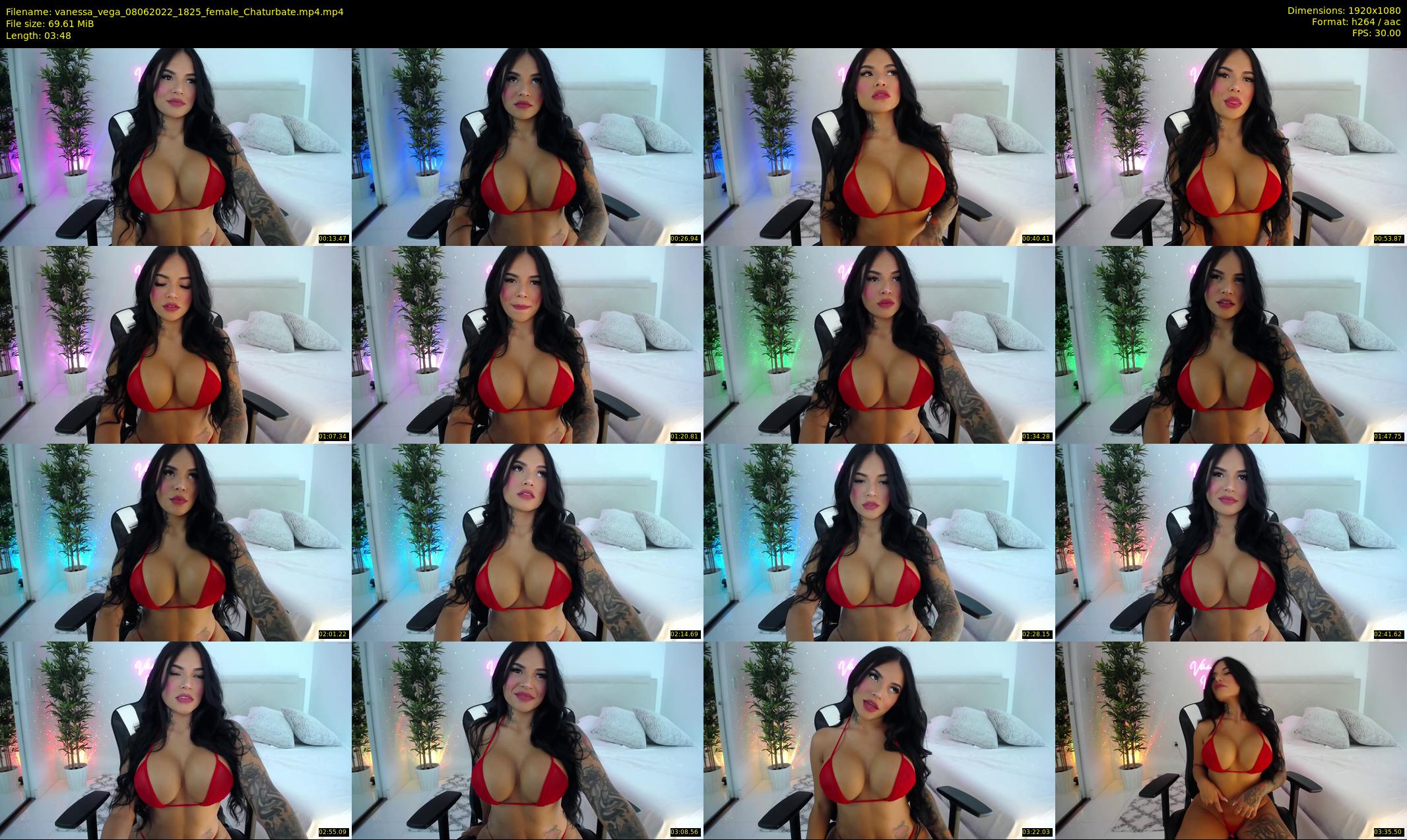 vanessa_vega — 4 minute Chaturbate female cam show recording, 1080p, Jun 8, 2022