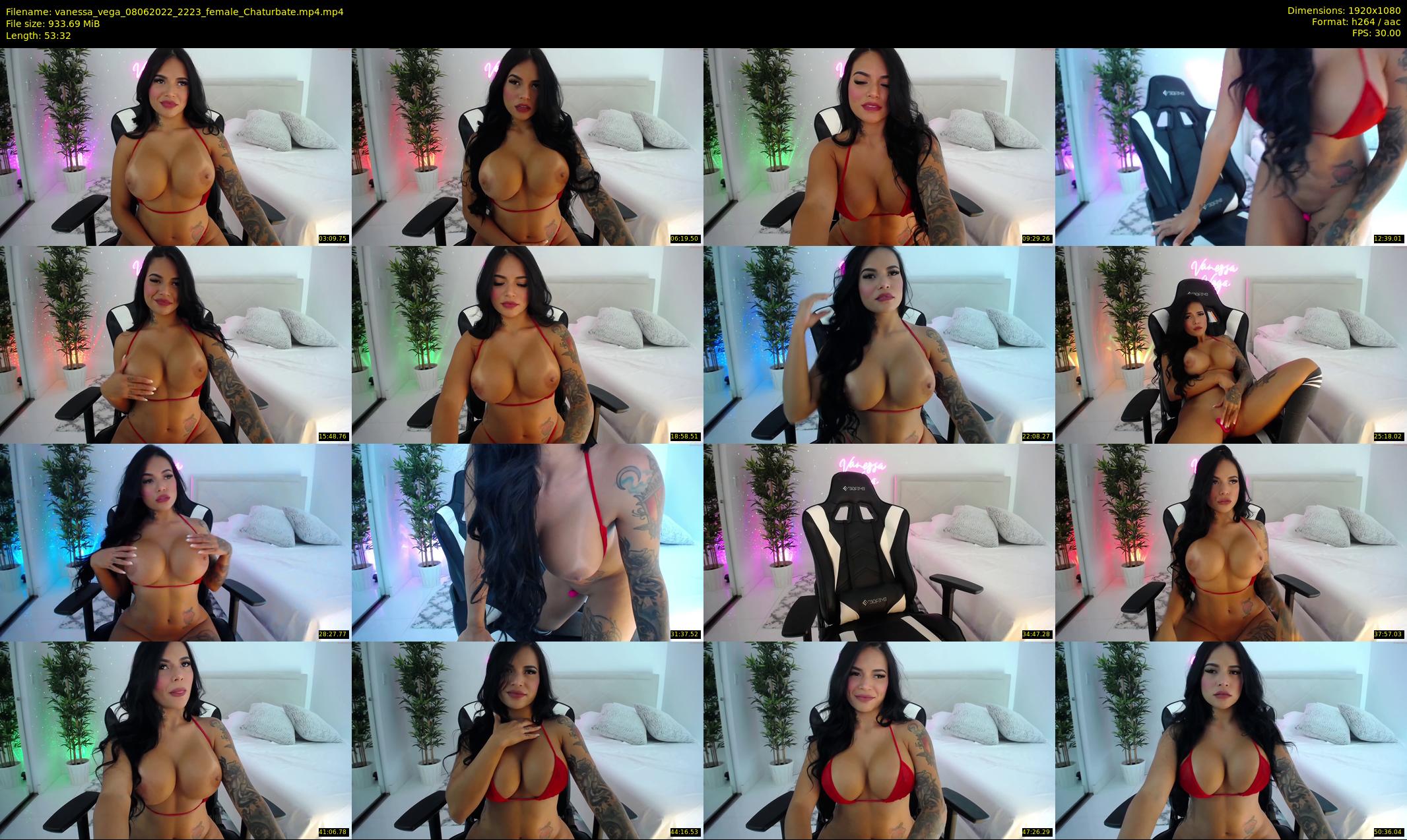 vanessa_vega — 54 minute Chaturbate female cam show recording, 1080p, Jun 8, 2022