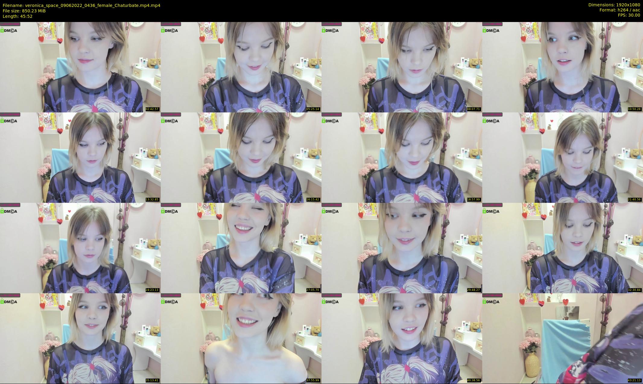 veronica_space — 46 minute Chaturbate female cam show recording, 1080p, Jun 9, 2022