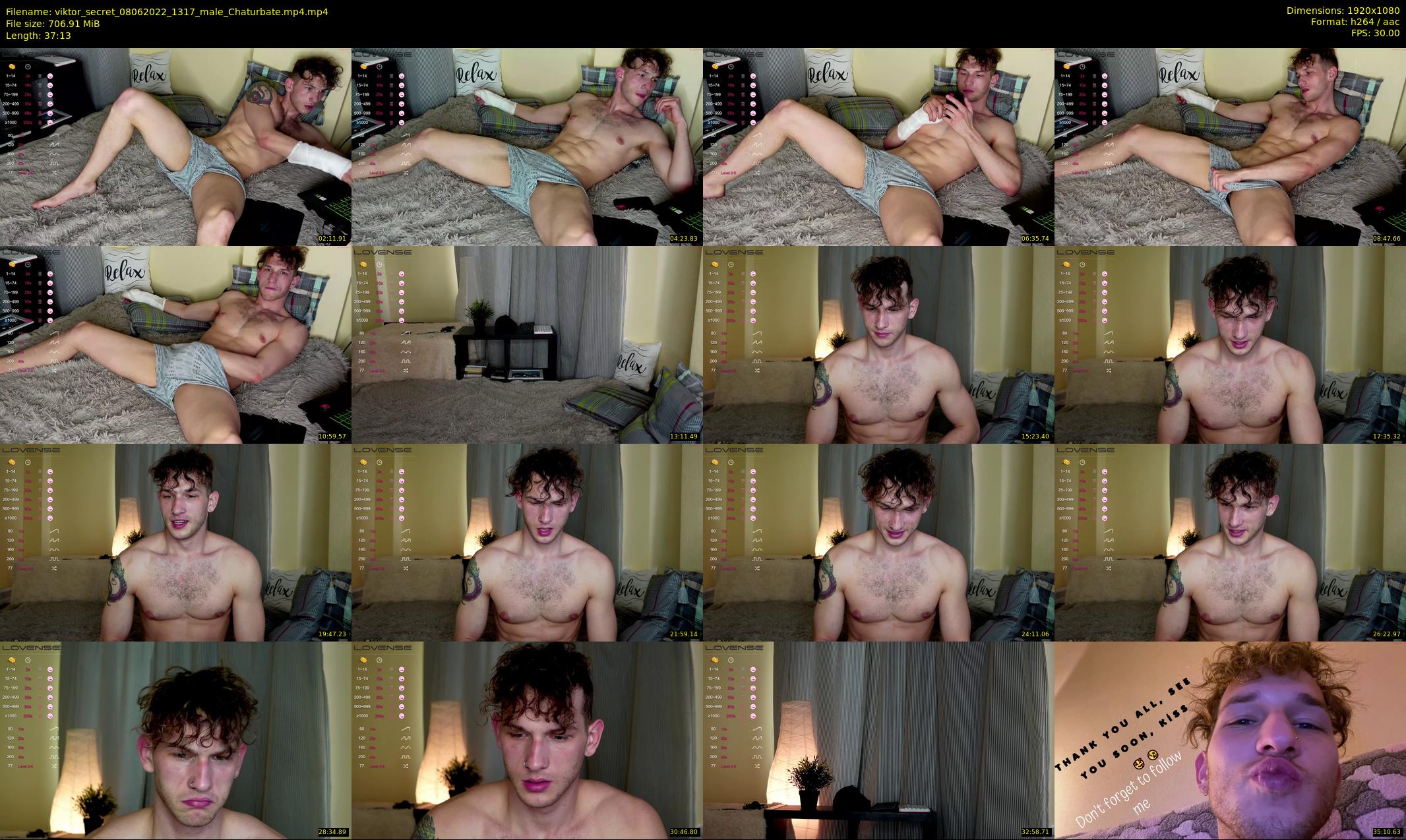 viktor_secret — 38 minute Chaturbate male cam show recording, 1080p, Jun 8, 2022