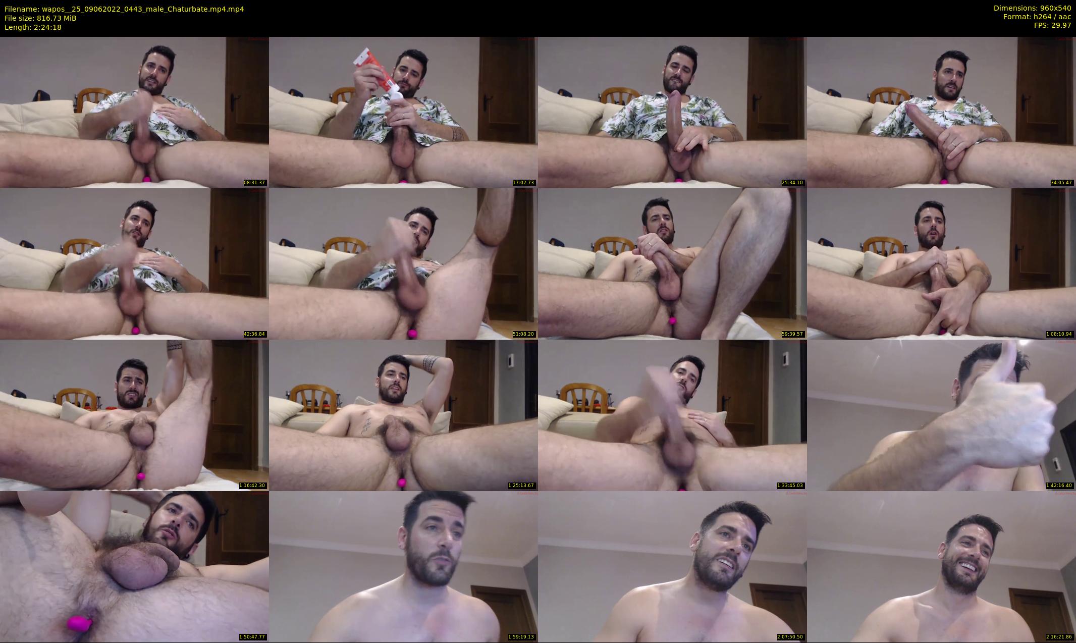 wapos__25 — 145 minute Chaturbate male cam show recording, 480p, Jun 9, 2022